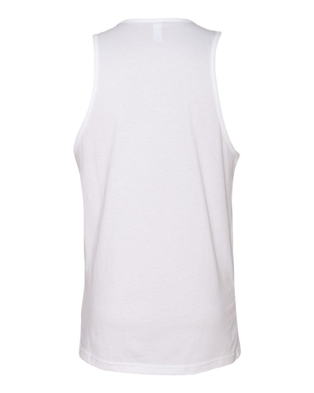 3633 Next Level Mens Cotton Tank - Back Image