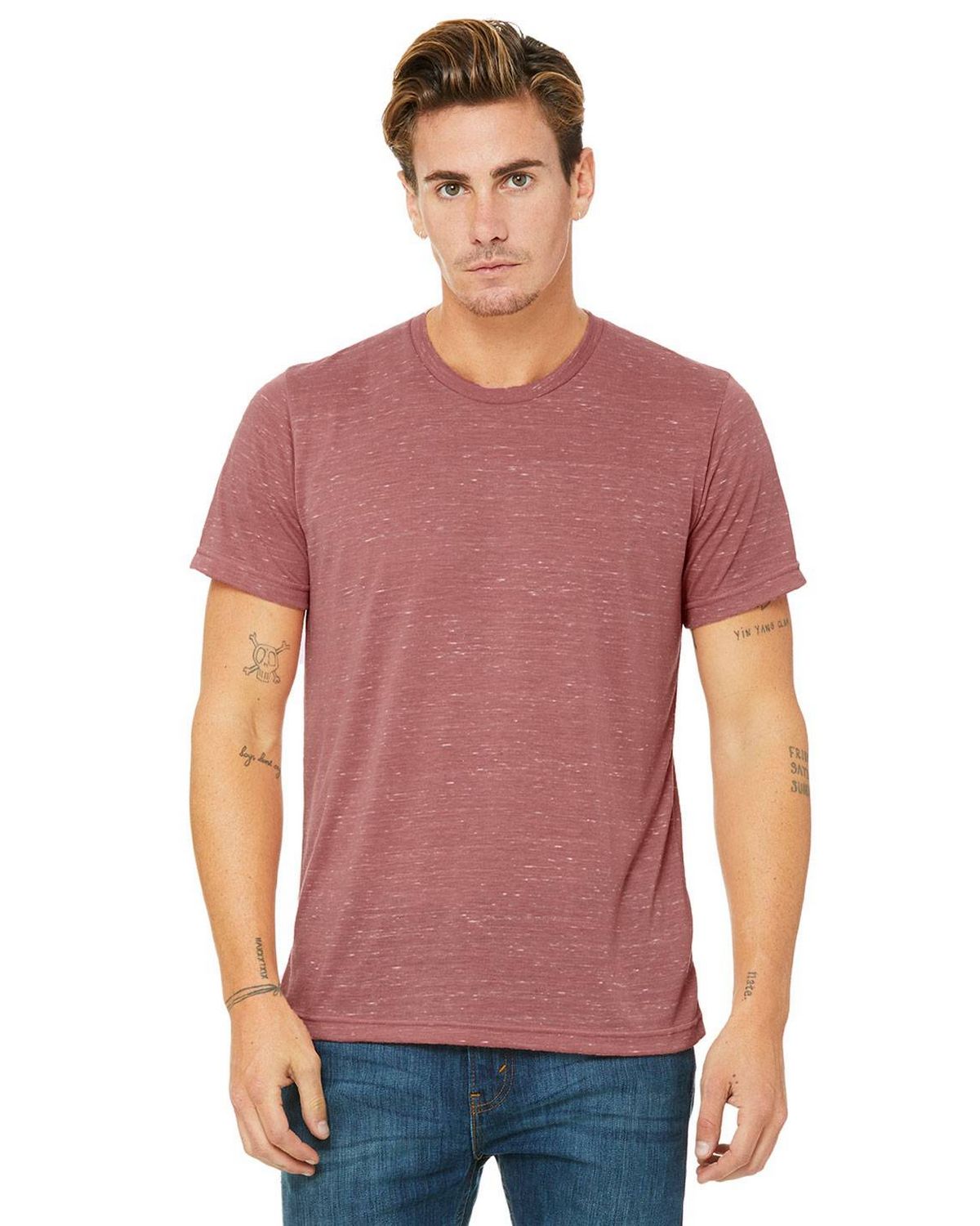 3650 Bella + Canvas Unisex Short Sleeves Poly-Cotton T-shirt Zoom Image