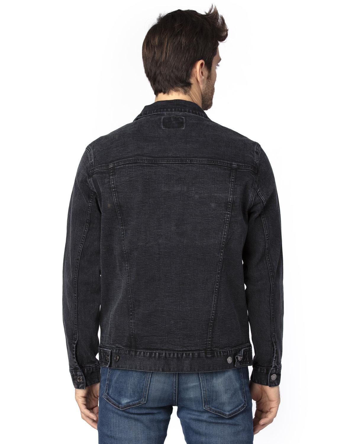 370J Threadfast Apparel Unisex Denim Jacket - Back Image