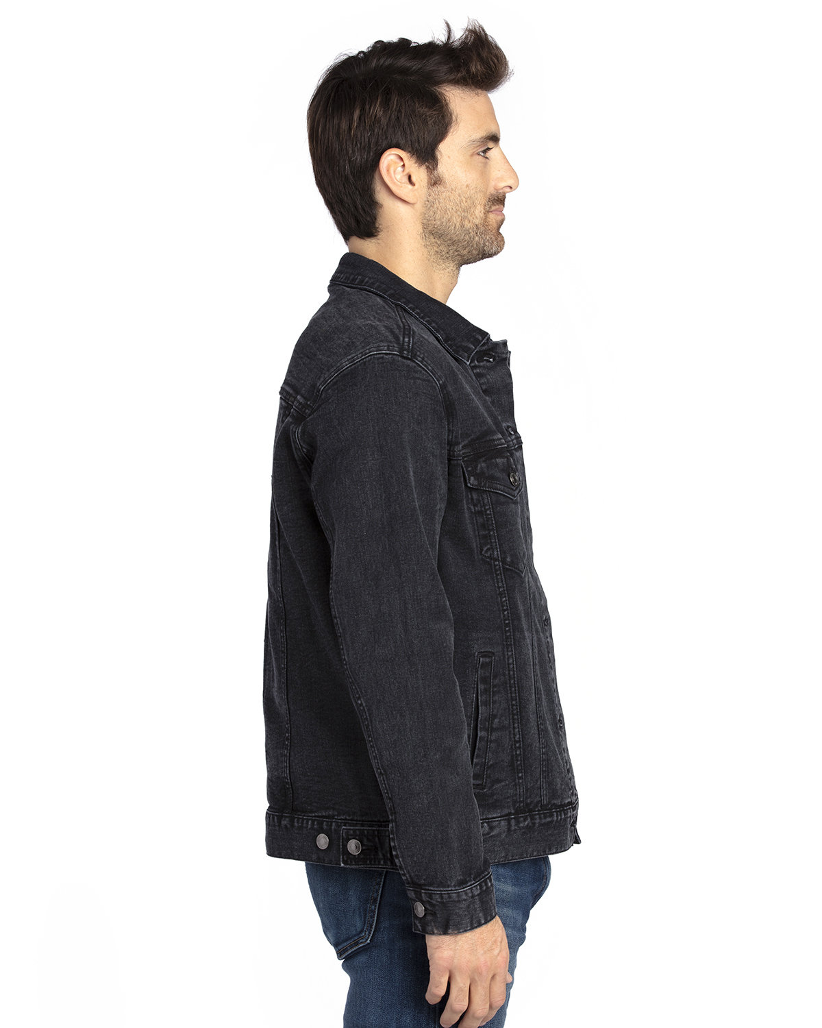 370J Threadfast Apparel Unisex Denim Jacket - Siide Image