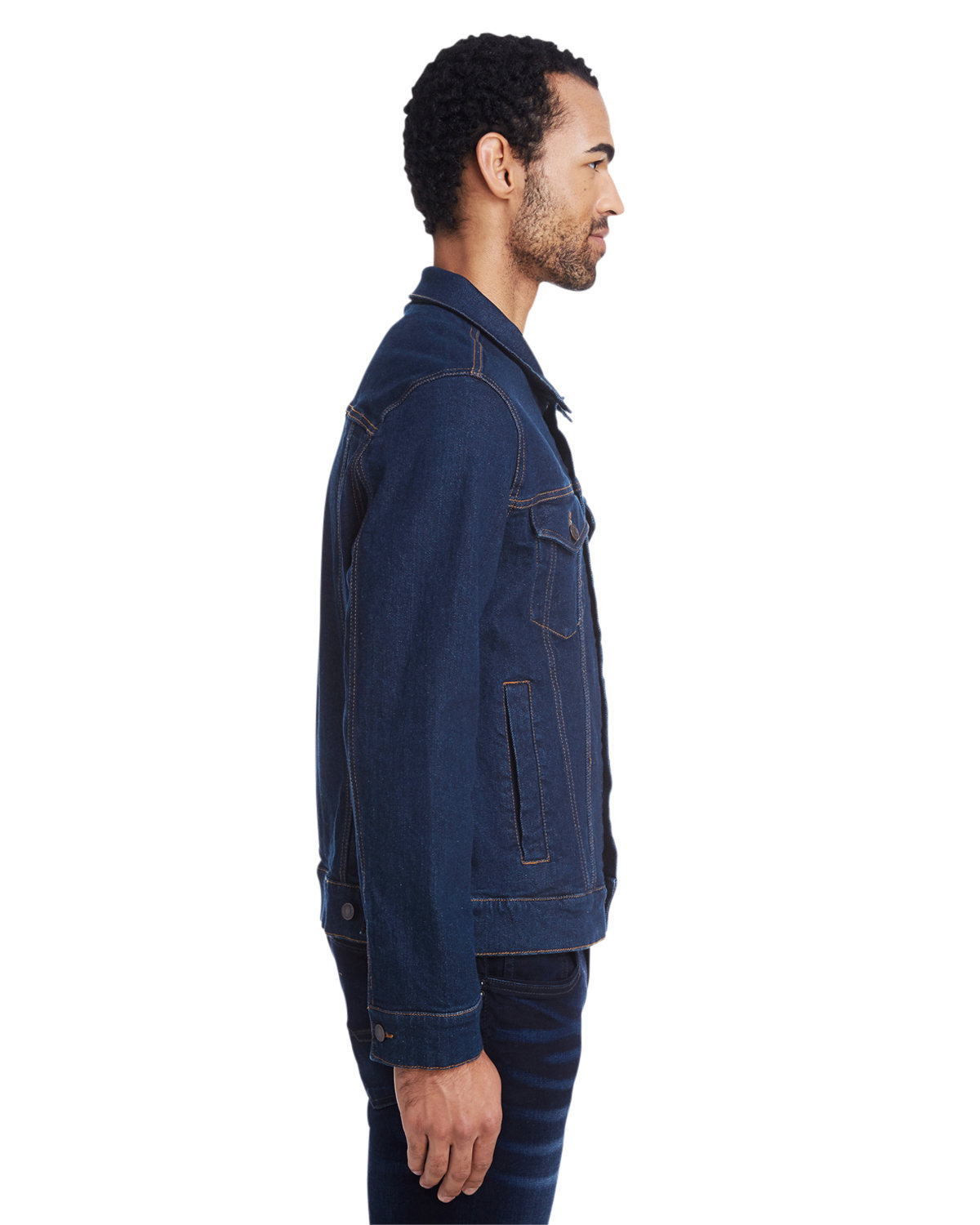 370J Threadfast Apparel Unisex Denim Jacket - Siide Image