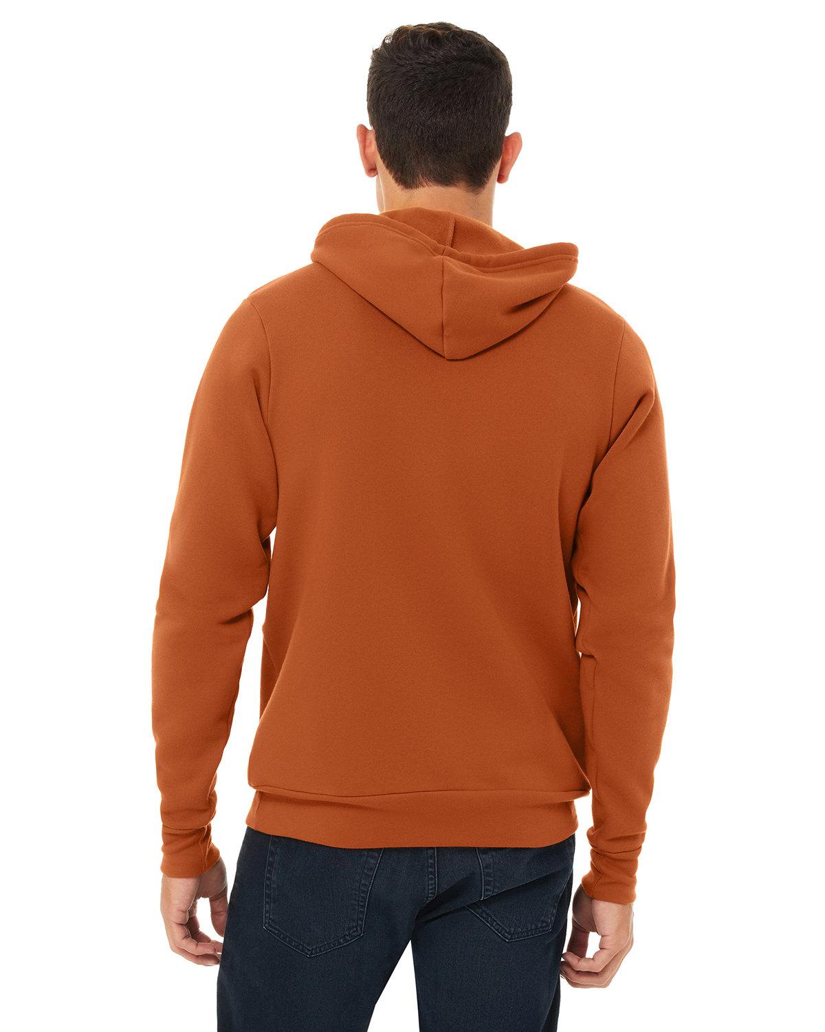 3719 Bella + Canvas Unisex Fleece Pullover Hoodie - Back Image