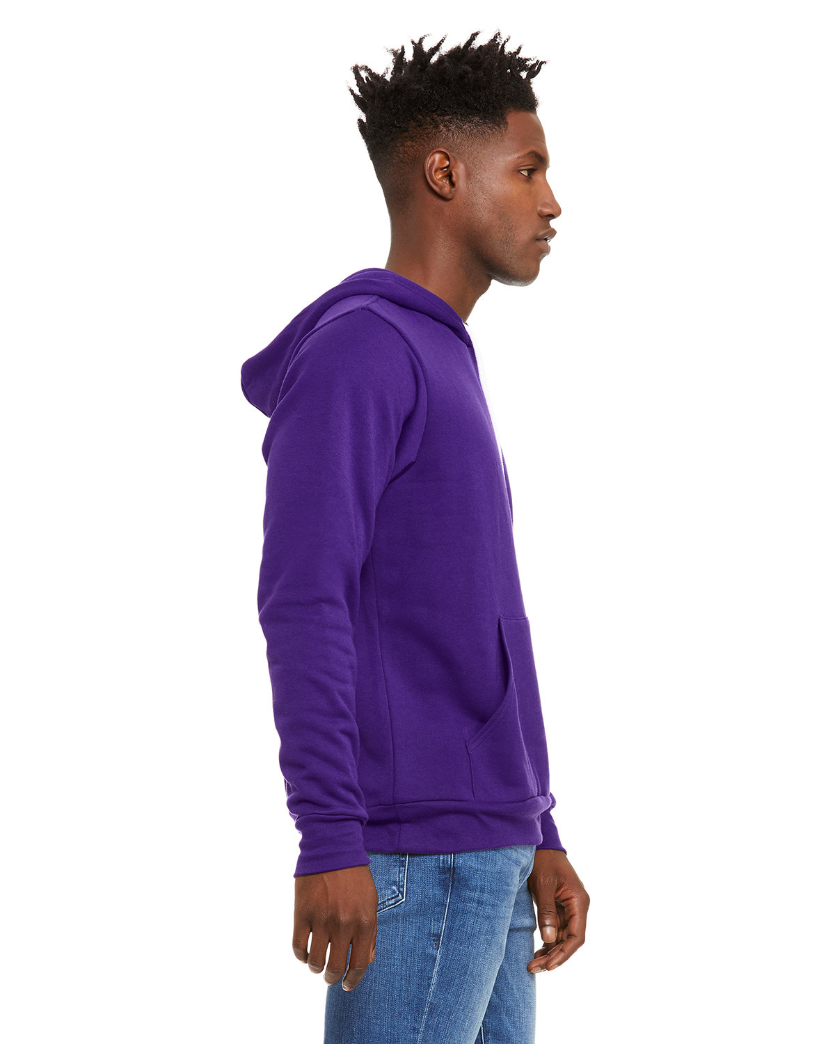 3719 Bella + Canvas Unisex Fleece Pullover Hoodie 3719 Bella + Canvas Unisex Fleece Pullover Hoodie - Siide Image