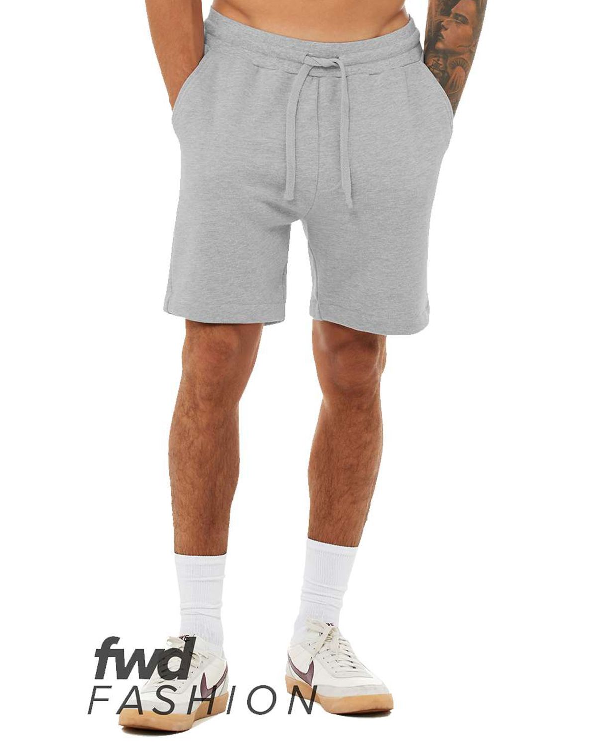 3724 Bella + Canvas Unisex Fleece Drawstring Sweat Short