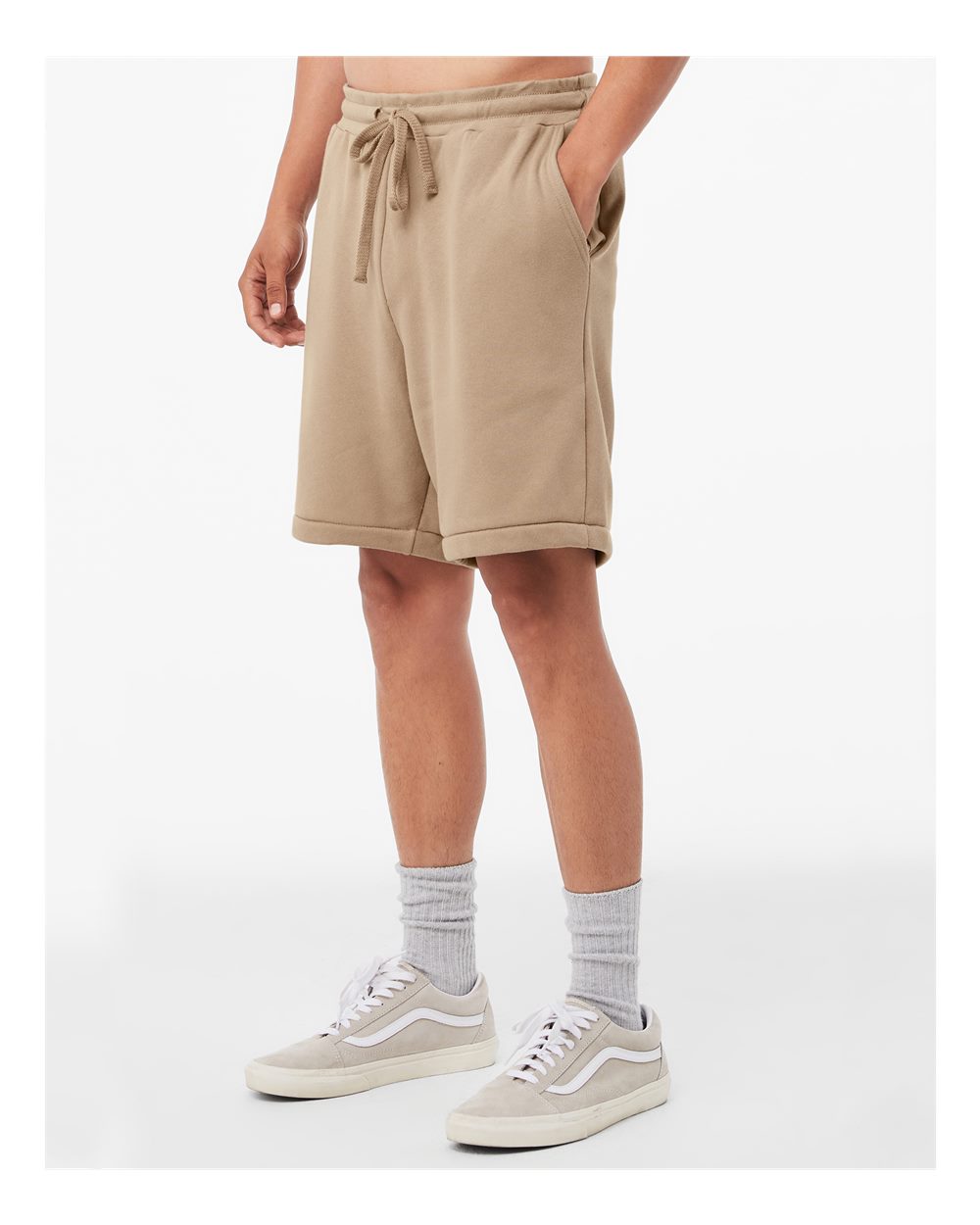 3724 Bella + Canvas Unisex Fleece Drawstring Sweat Short - Siide Image