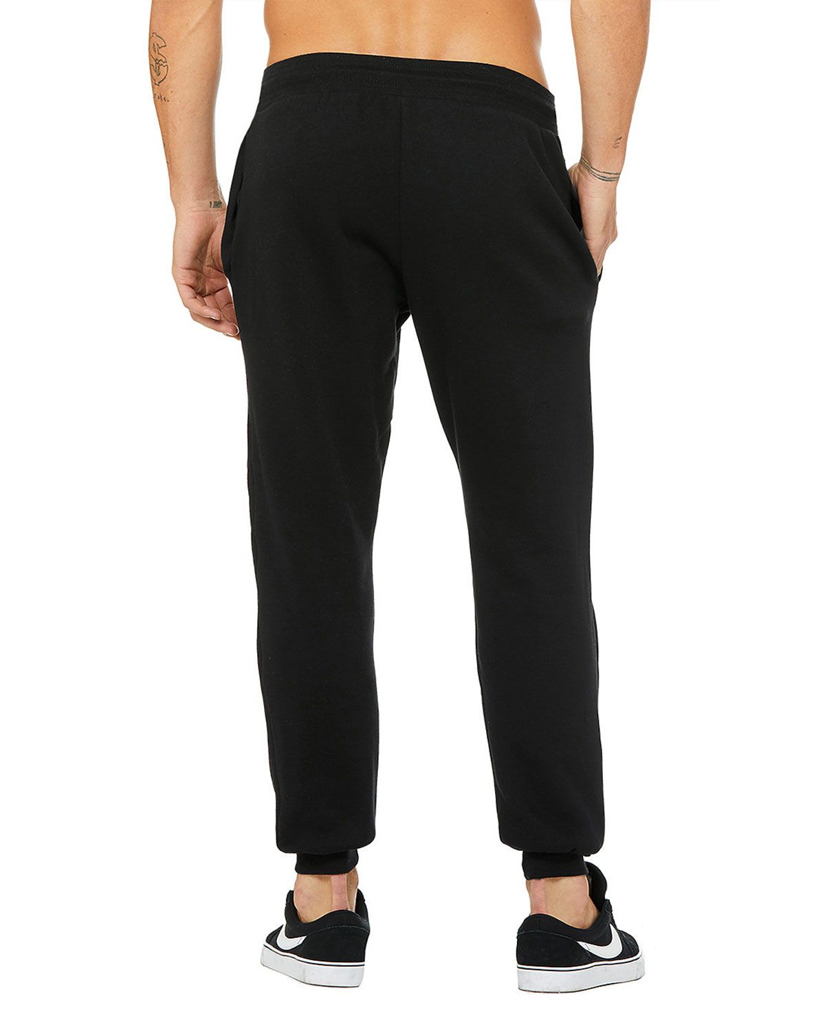 3727 Bella + Canvas Unisex Jogger Sweatpants - Back Image