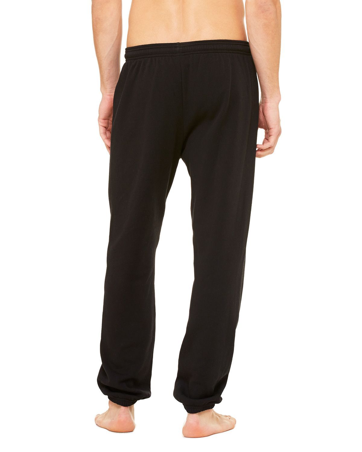3737 Bella + Canvas Unisex Long Scrunch Pants - Back Image