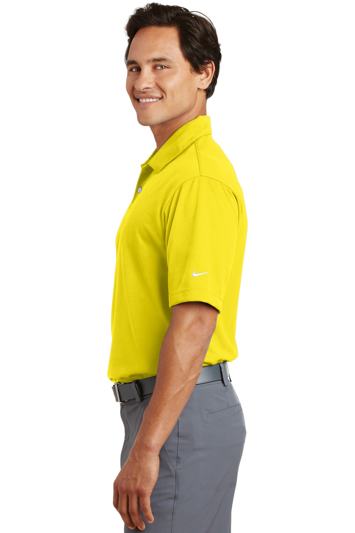 373749 Nike Dri-FIT Pebble Texture Polo. - Siide Image