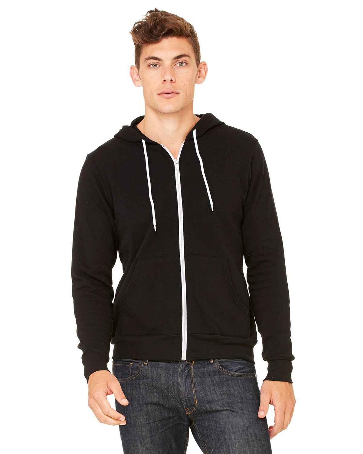 Bella + Canvas Direct to Film (DTF) 3739 Unisex Sponge Fleece Full-Zip Hoodie Bella + Canvas Direct to Film (DTF) 3739 Unisex Sponge Fleece Full-Zip Hoodie