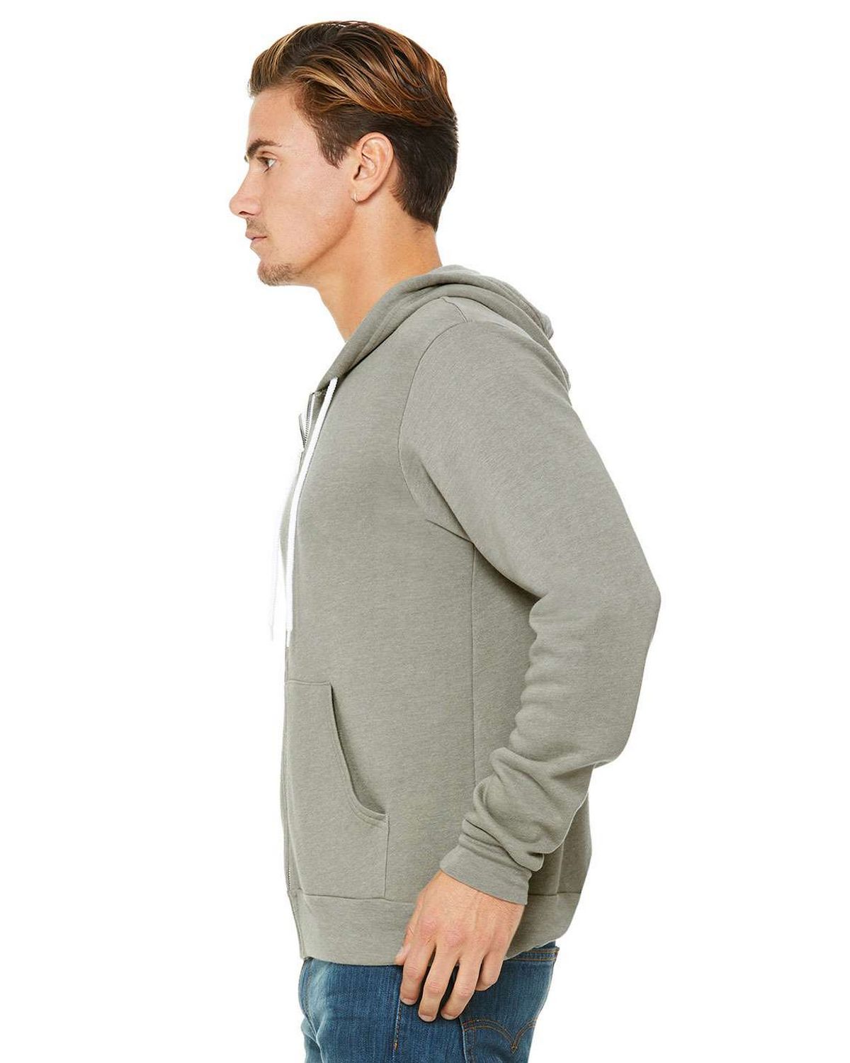 3739 Bella + Canvas Unisex Sponge Fleece Full-Zip Hoodie - Siide Image