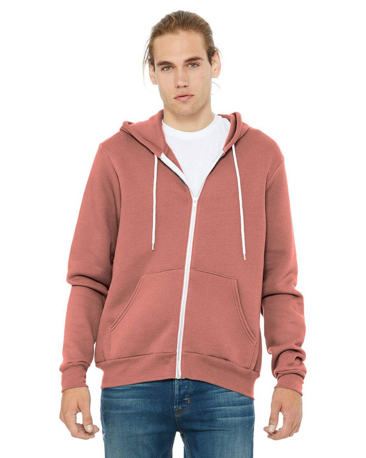 3739 Bella + Canvas Unisex Sponge Fleece Full-Zip Hoodie
