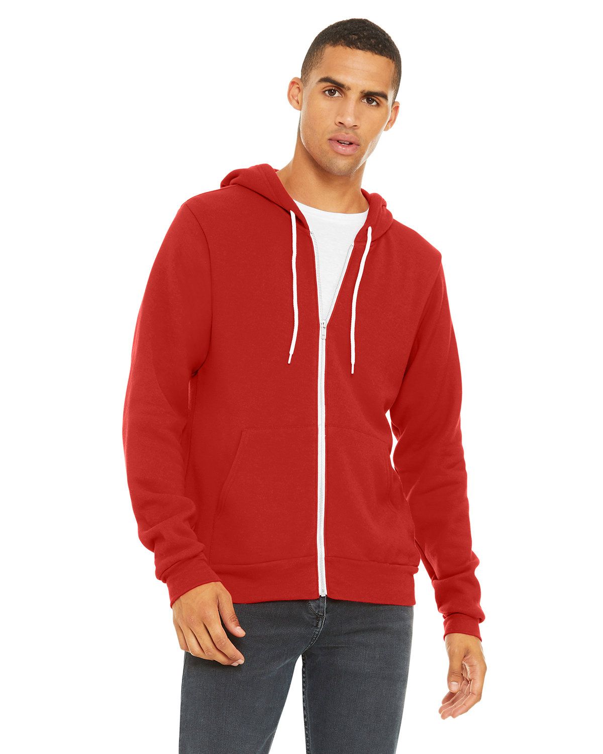 3739 Bella + Canvas Unisex Sponge Fleece Full-Zip Hoodie