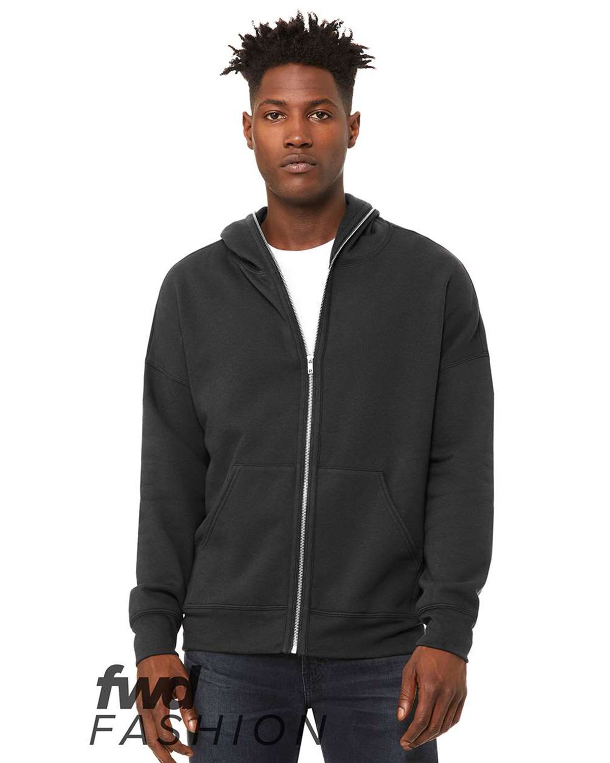 3741 Bella + Canvas Unisex Total Zip Hoodie