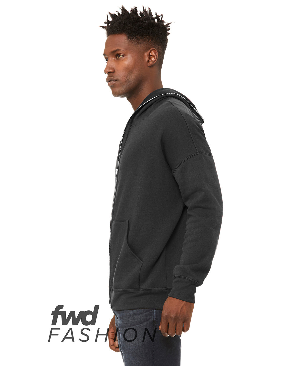 3741 Bella + Canvas Unisex Total Zip Hoodie - Siide Image