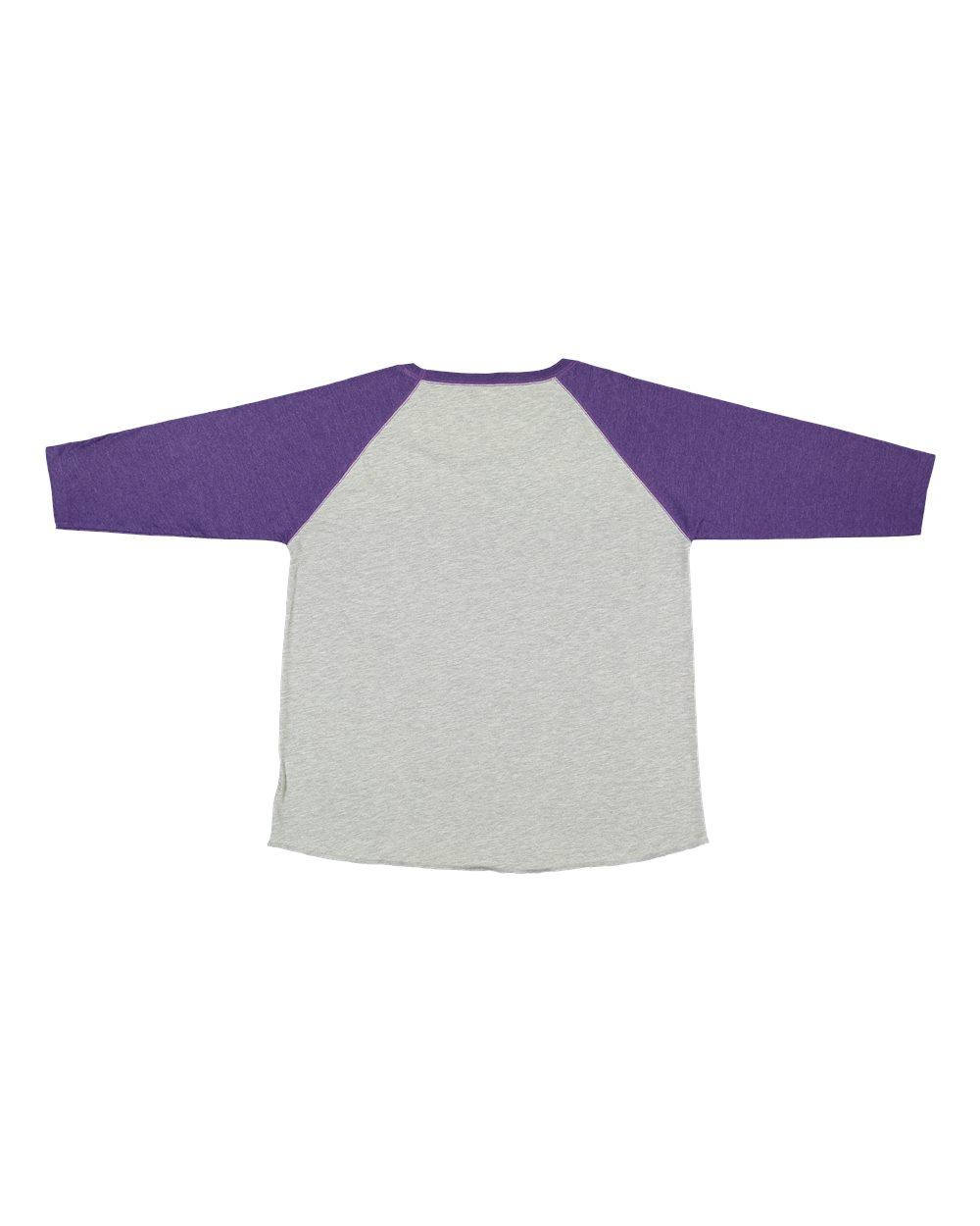 3830 LAT Ladies Curvy Baseball T-Shirt - Back Image
