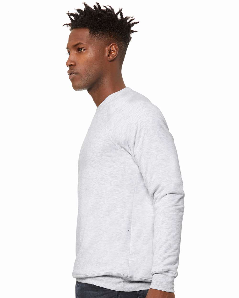 3901 Bella + Canvas Unisex Sponge Fleece Raglan Crewneck Sweatshirt - Siide Image