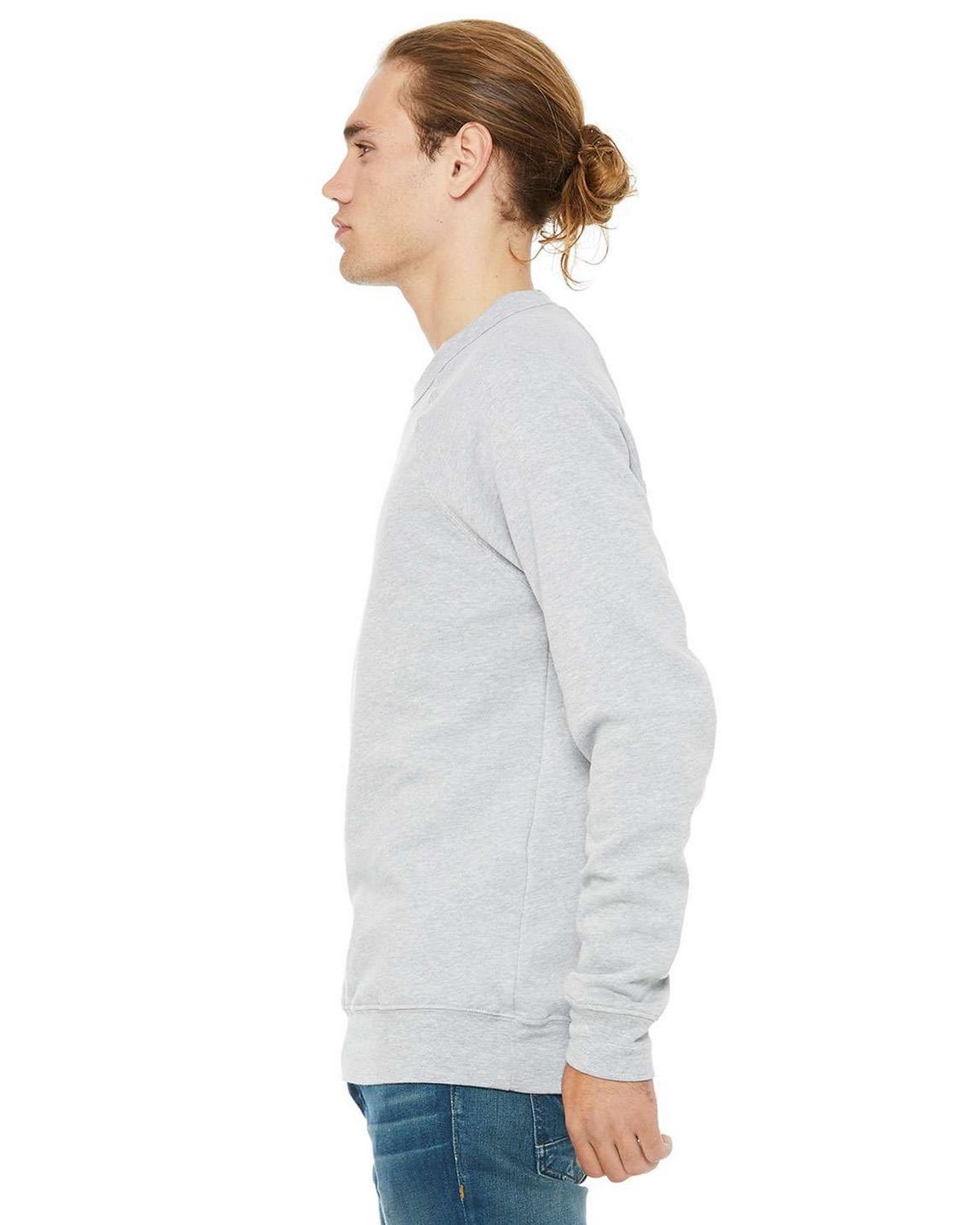 3901 Bella + Canvas Unisex Sponge Fleece Raglan Crewneck Sweatshirt 3901 Bella + Canvas Unisex Sponge Fleece Raglan Crewneck Sweatshirt - Siide Image