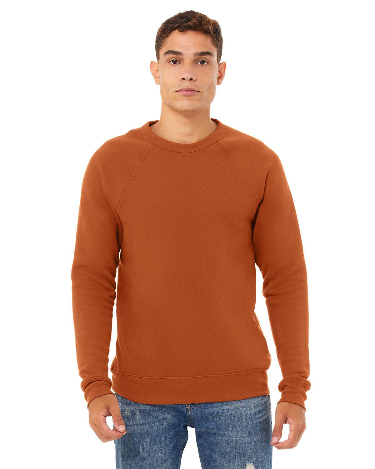 3901 Bella + Canvas Unisex Sponge Fleece Raglan Crewneck Sweatshirt 3901 Bella + Canvas Unisex Sponge Fleece Raglan Crewneck Sweatshirt