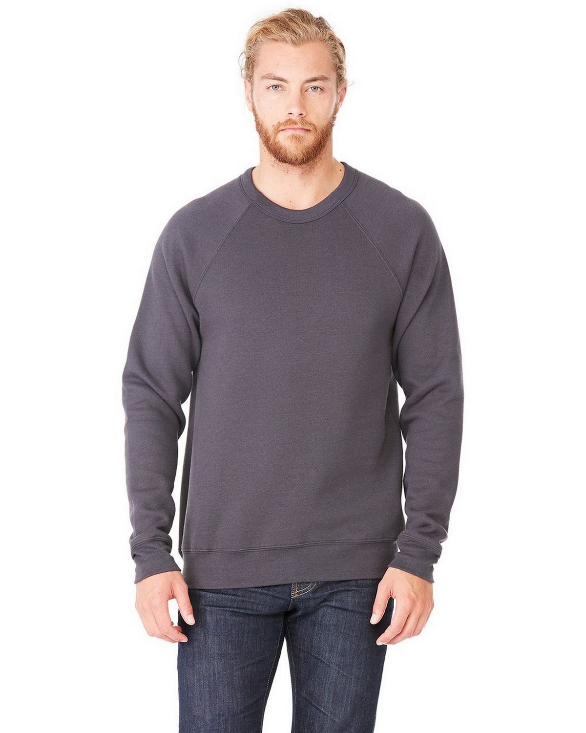 3901 Bella + Canvas Unisex Sponge Fleece Raglan Crewneck Sweatshirt