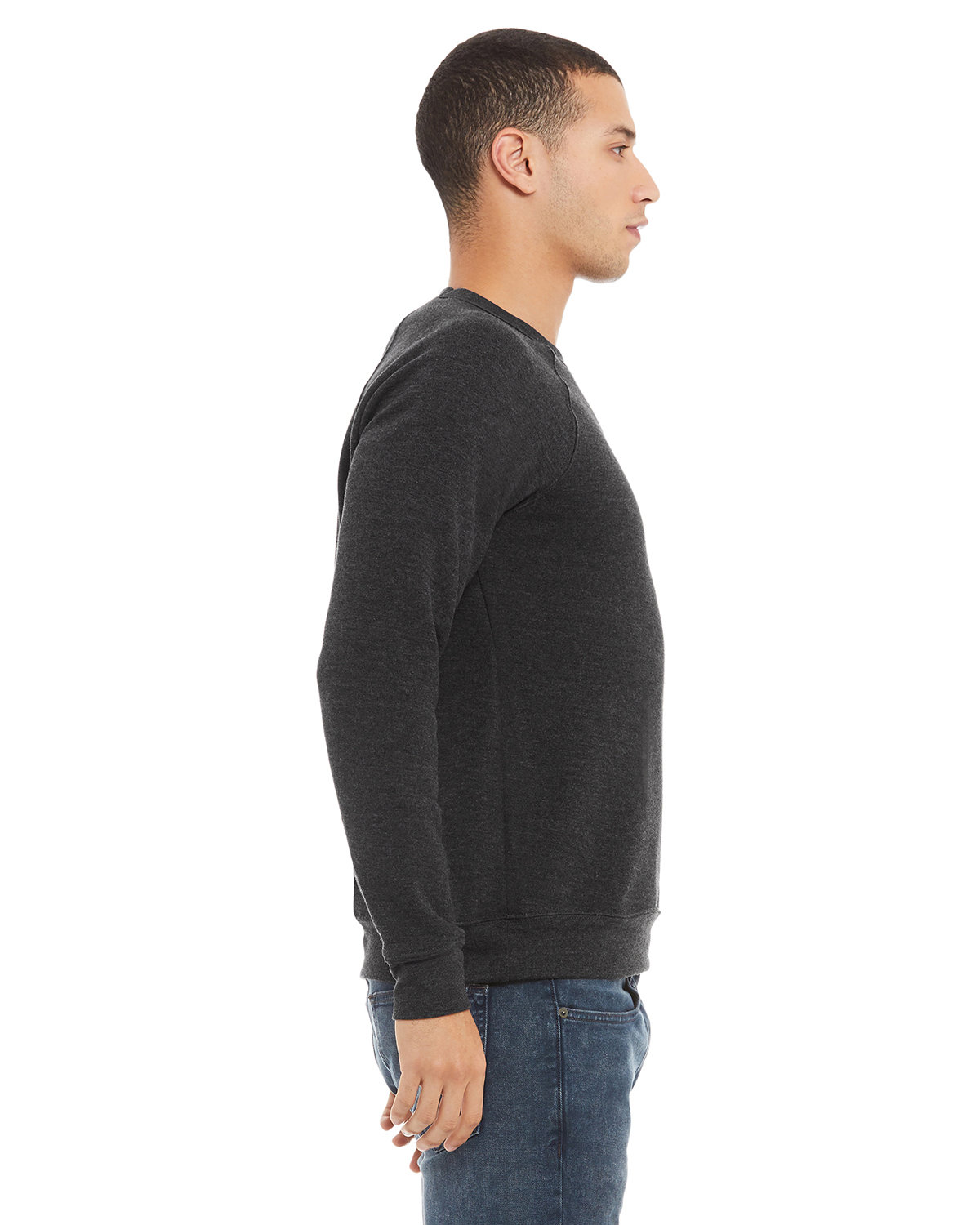 3901 Bella + Canvas Unisex Sponge Fleece Raglan Crewneck Sweatshirt - Siide Image