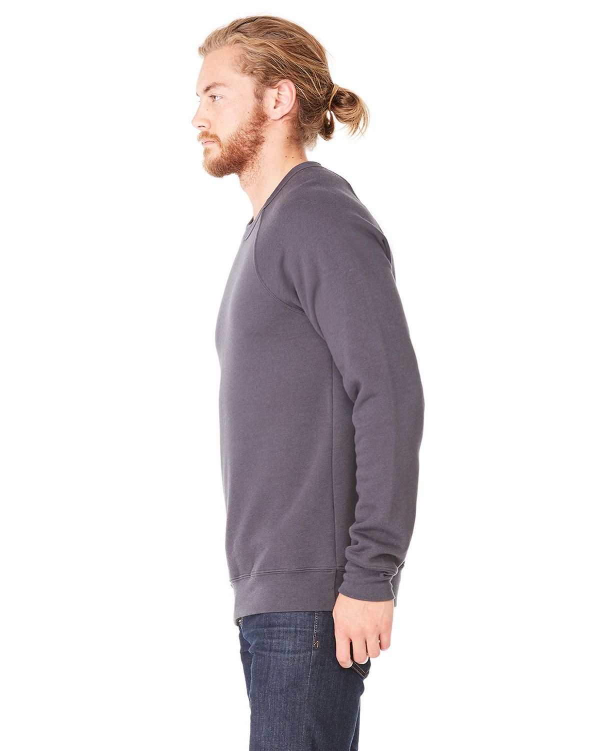 3901 Bella + Canvas Unisex Sponge Fleece Raglan Crewneck Sweatshirt - Siide Image
