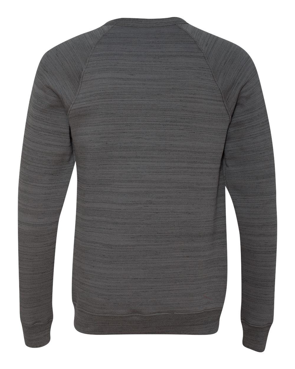 3901 Bella + Canvas Unisex Sponge Fleece Raglan Crewneck Sweatshirt 3901 Bella + Canvas Unisex Sponge Fleece Raglan Crewneck Sweatshirt - Back Image