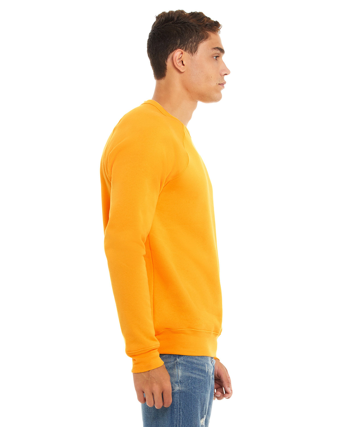 3901 Bella + Canvas Unisex Sponge Fleece Raglan Crewneck Sweatshirt - Siide Image