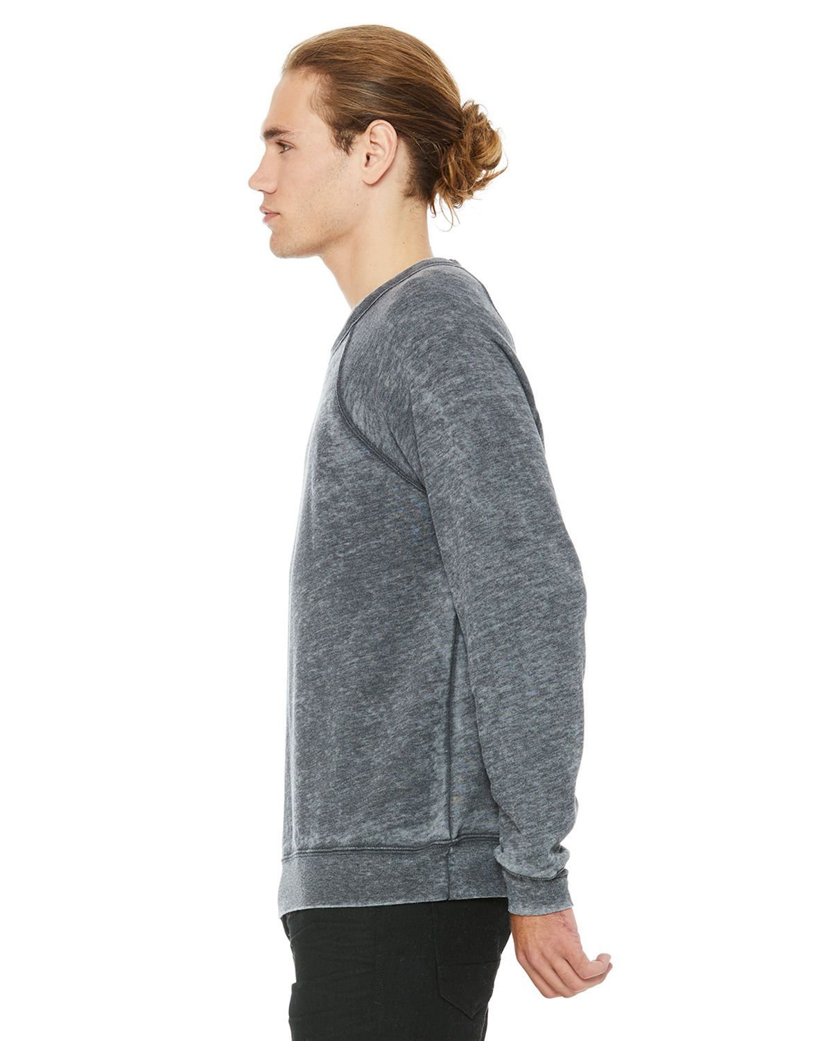 Bella + Canvas Screen Print 3901 Unisex Sponge Fleece Raglan Crewneck Sweatshirt Bella + Canvas Screen Print 3901 Unisex Sponge Fleece Raglan Crewneck Sweatshirt - Siide Image