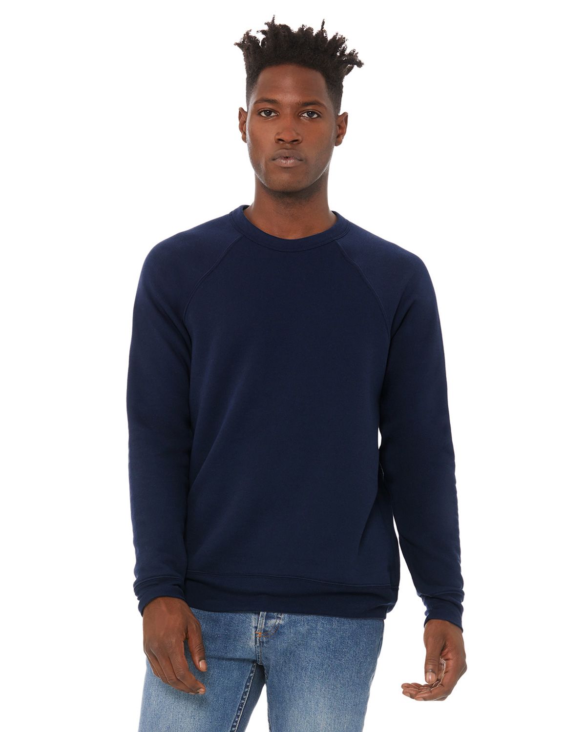 3901 Bella + Canvas Unisex Sponge Fleece Raglan Crewneck Sweatshirt
