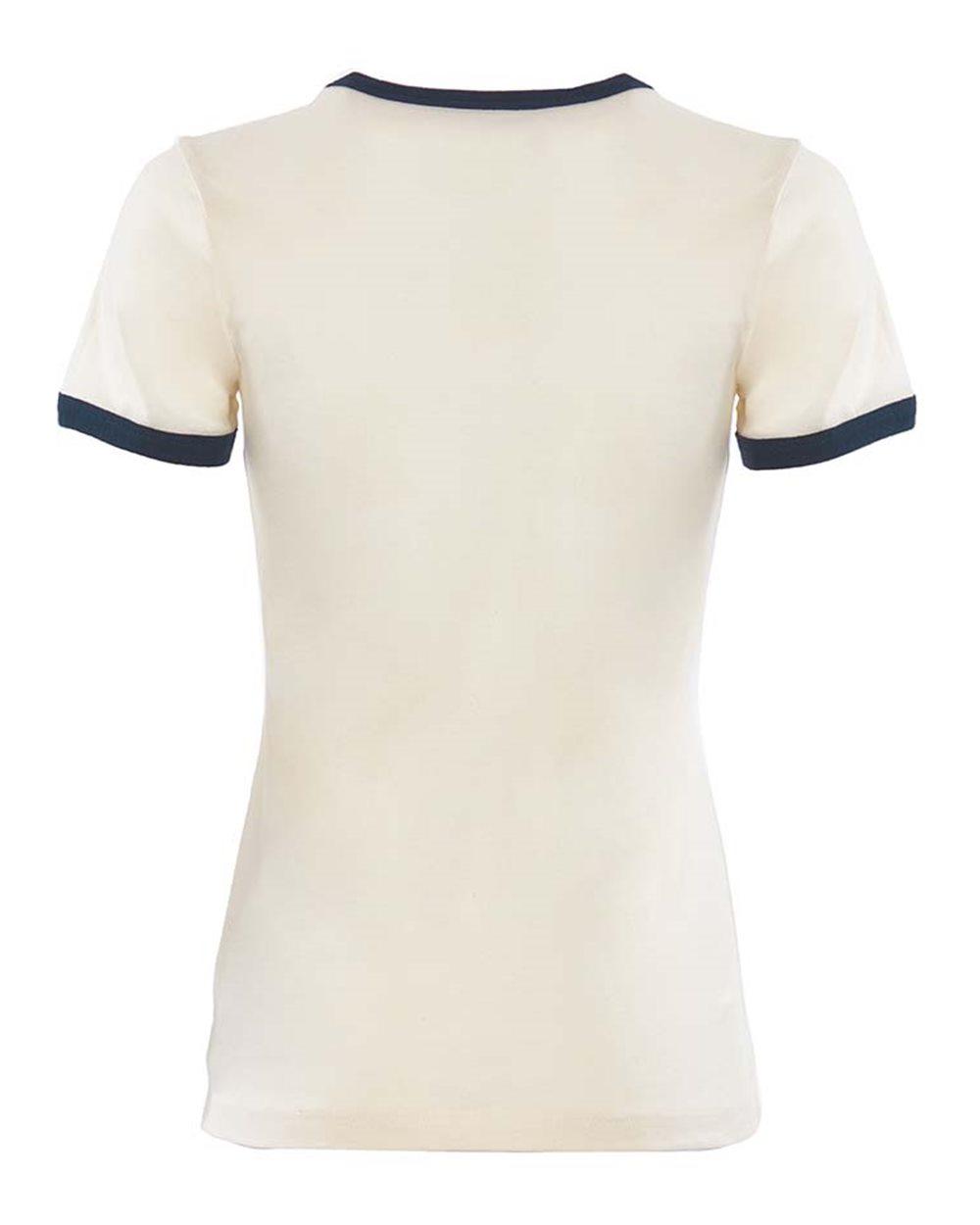 3904 Next Level Womens Ringer Tee - Back Image