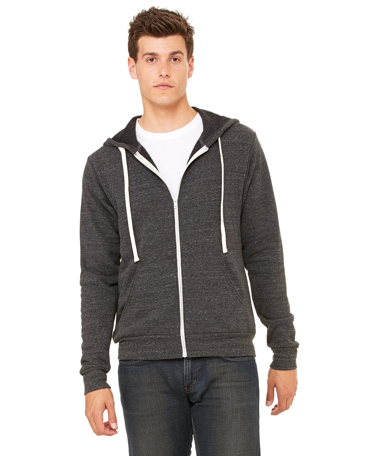 3909 Bella + Canvas Unisex Triblend Full-Zip Hoodie 3909 Bella + Canvas Unisex Triblend Full-Zip Hoodie