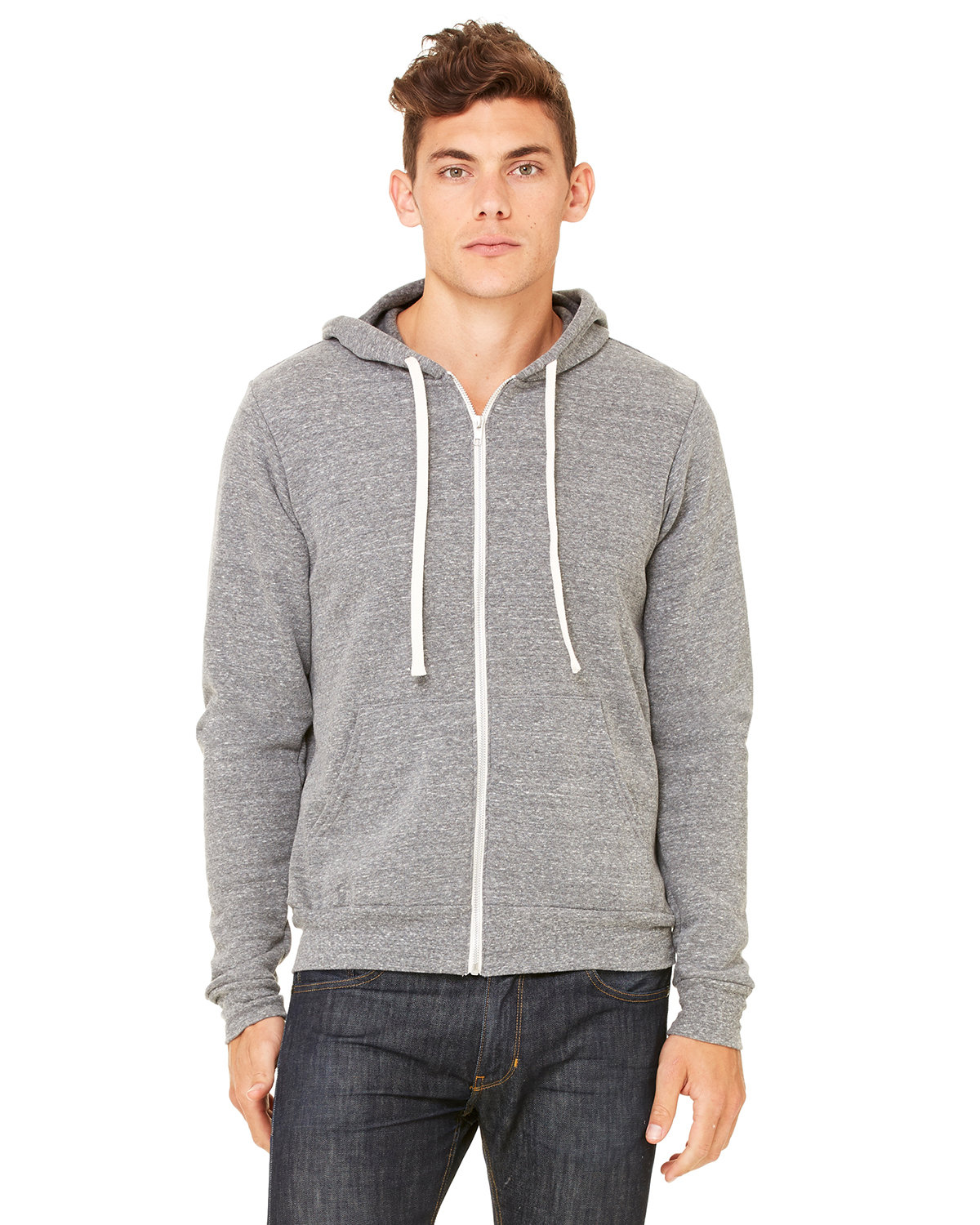 3909 Bella + Canvas Unisex Triblend Full-Zip Hoodie 3909 Bella + Canvas Unisex Triblend Full-Zip Hoodie