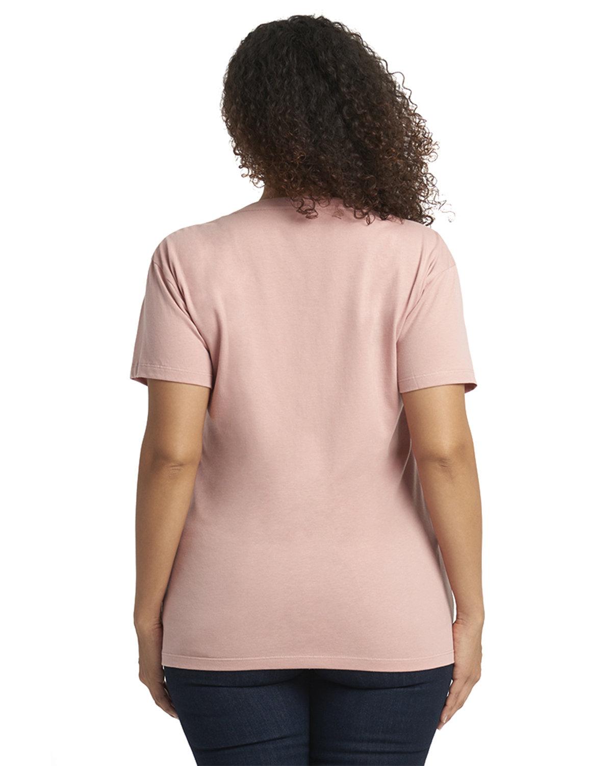 3940 Next Level Women’s Fine Jersey Relaxed V T-Shirt - Back Image