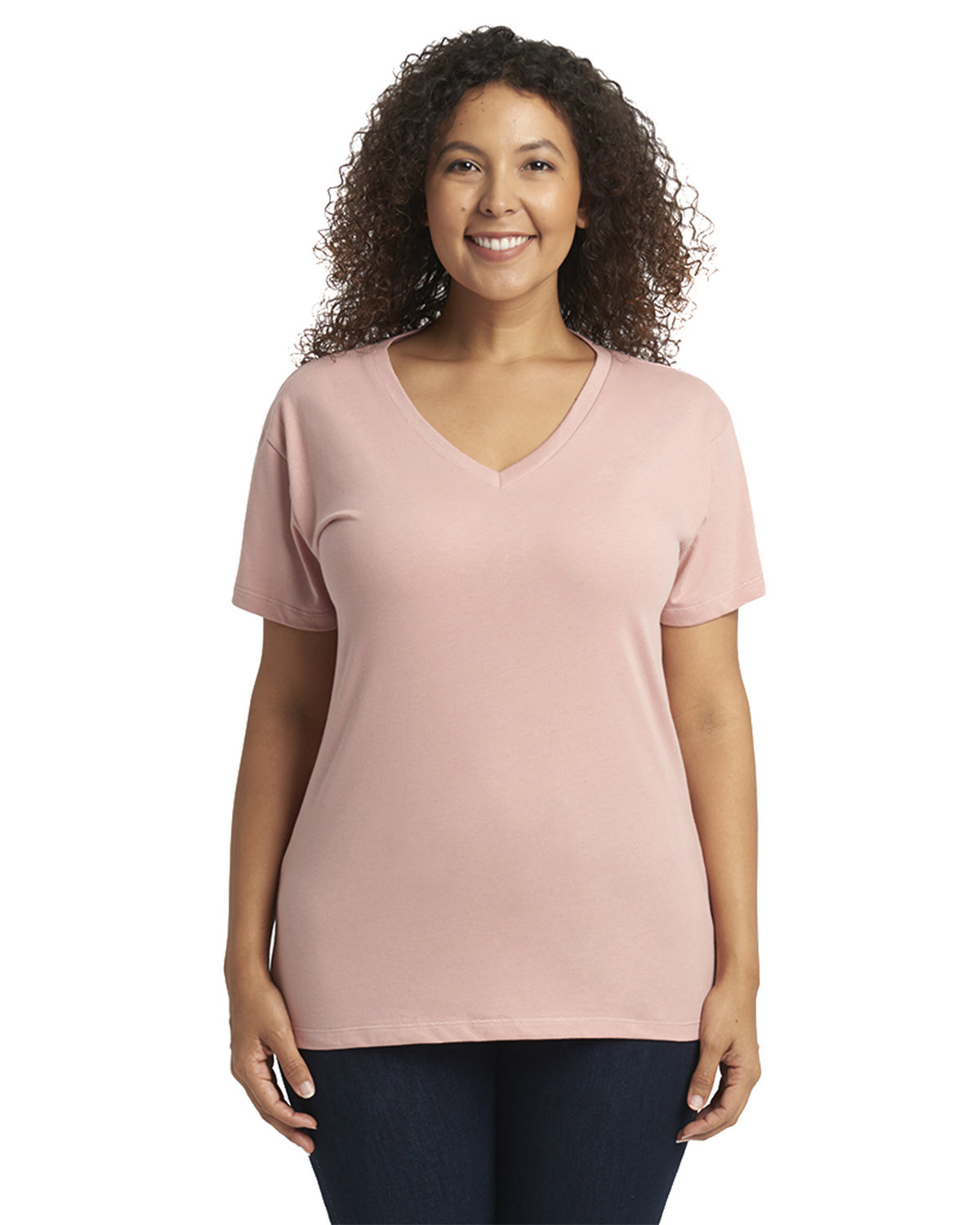 3940 Next Level Women’s Fine Jersey Relaxed V T-Shirt