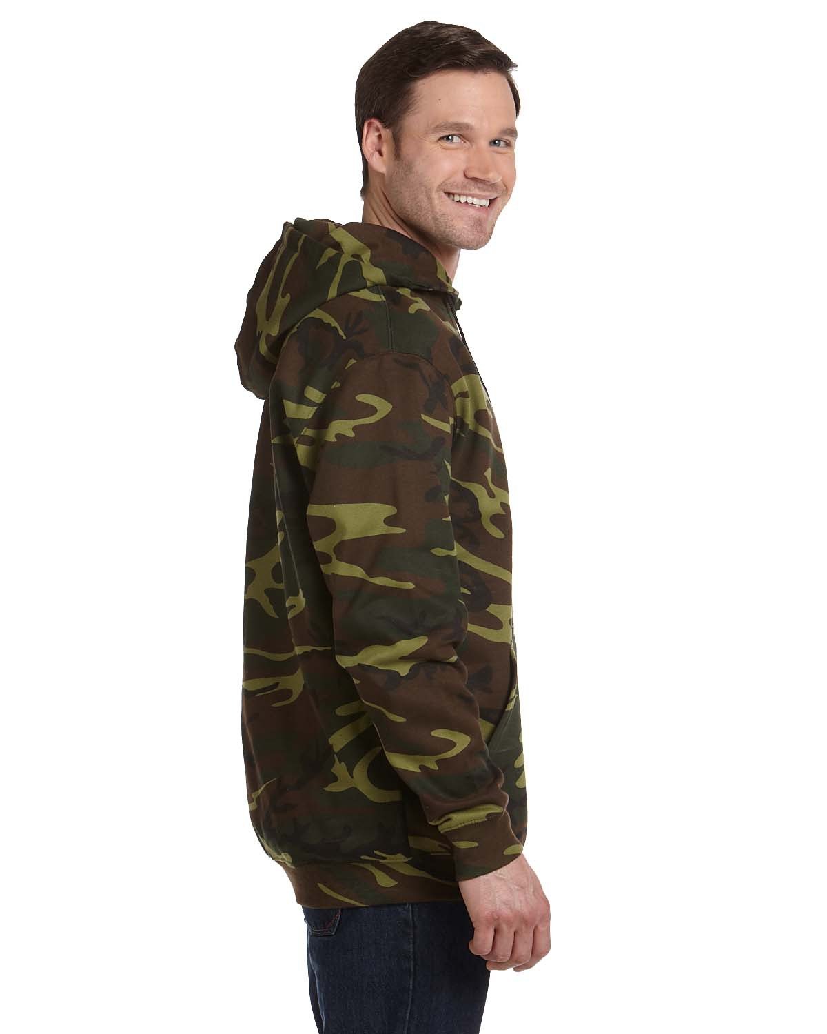 3969 Code Five Unisex Camo Pullover Hoodie - Siide Image