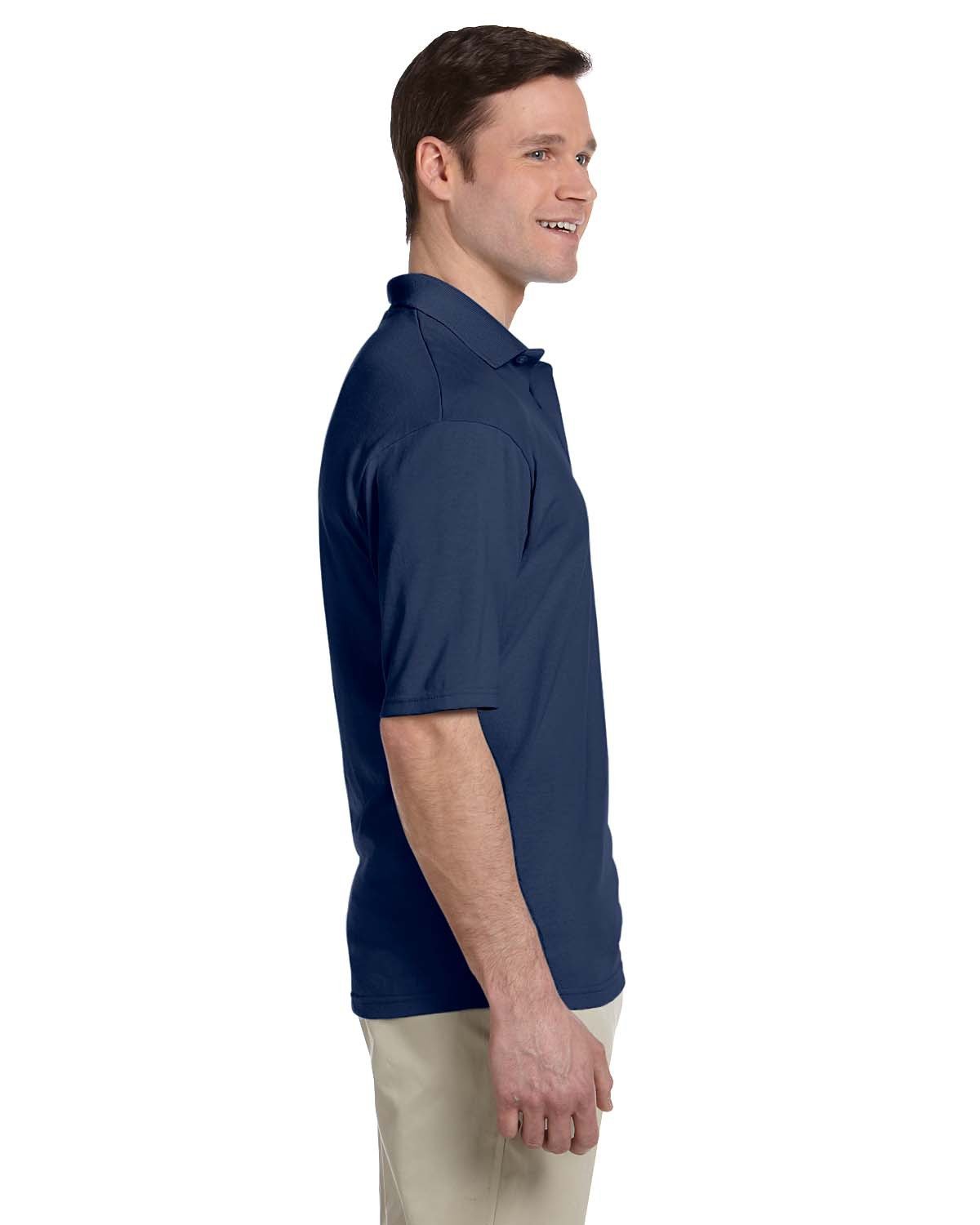 436P Jerzees Adult SpotShield Pocket Jersey Polo - Siide Image