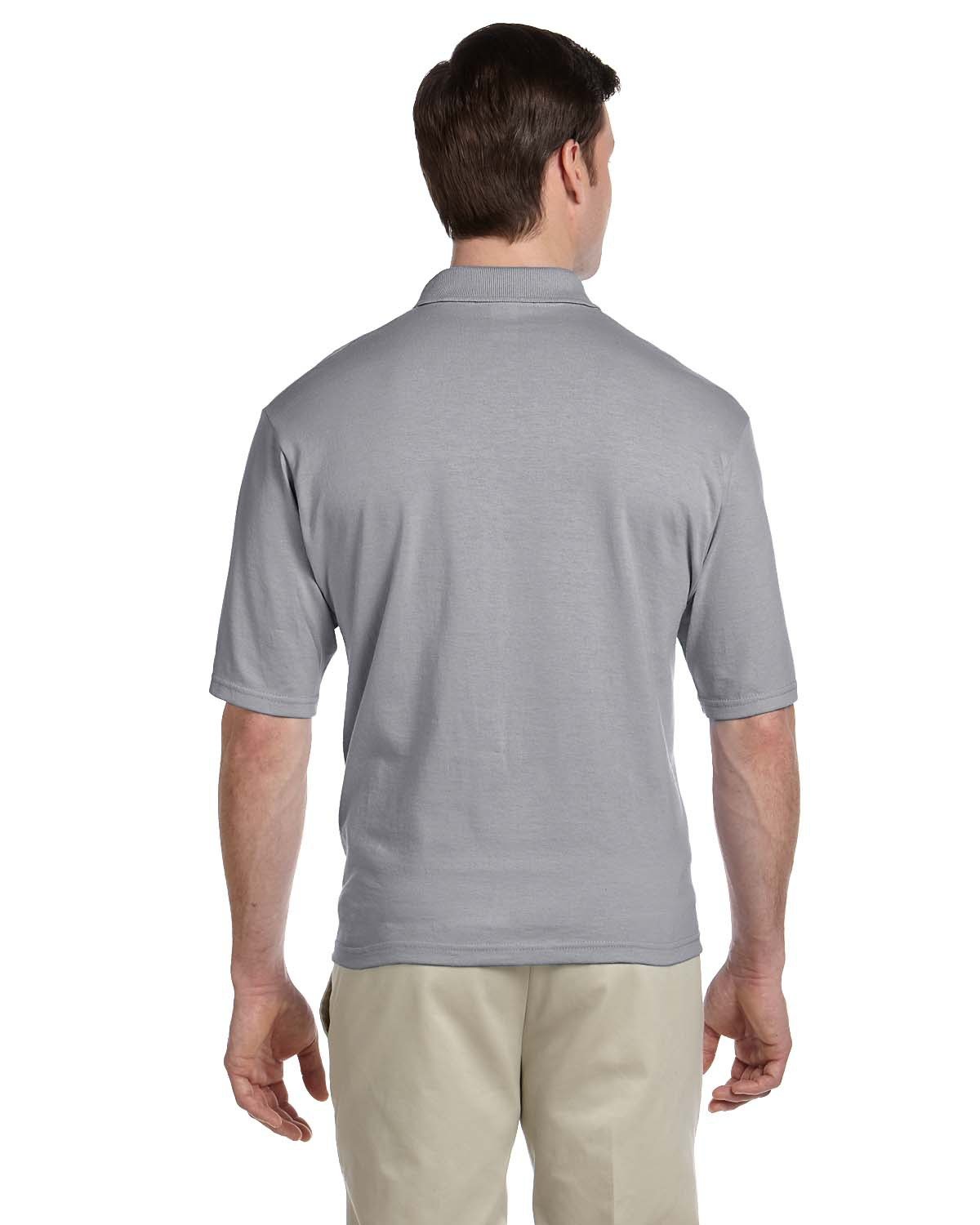 436P Jerzees Adult SpotShield Pocket Jersey Polo - Back Image