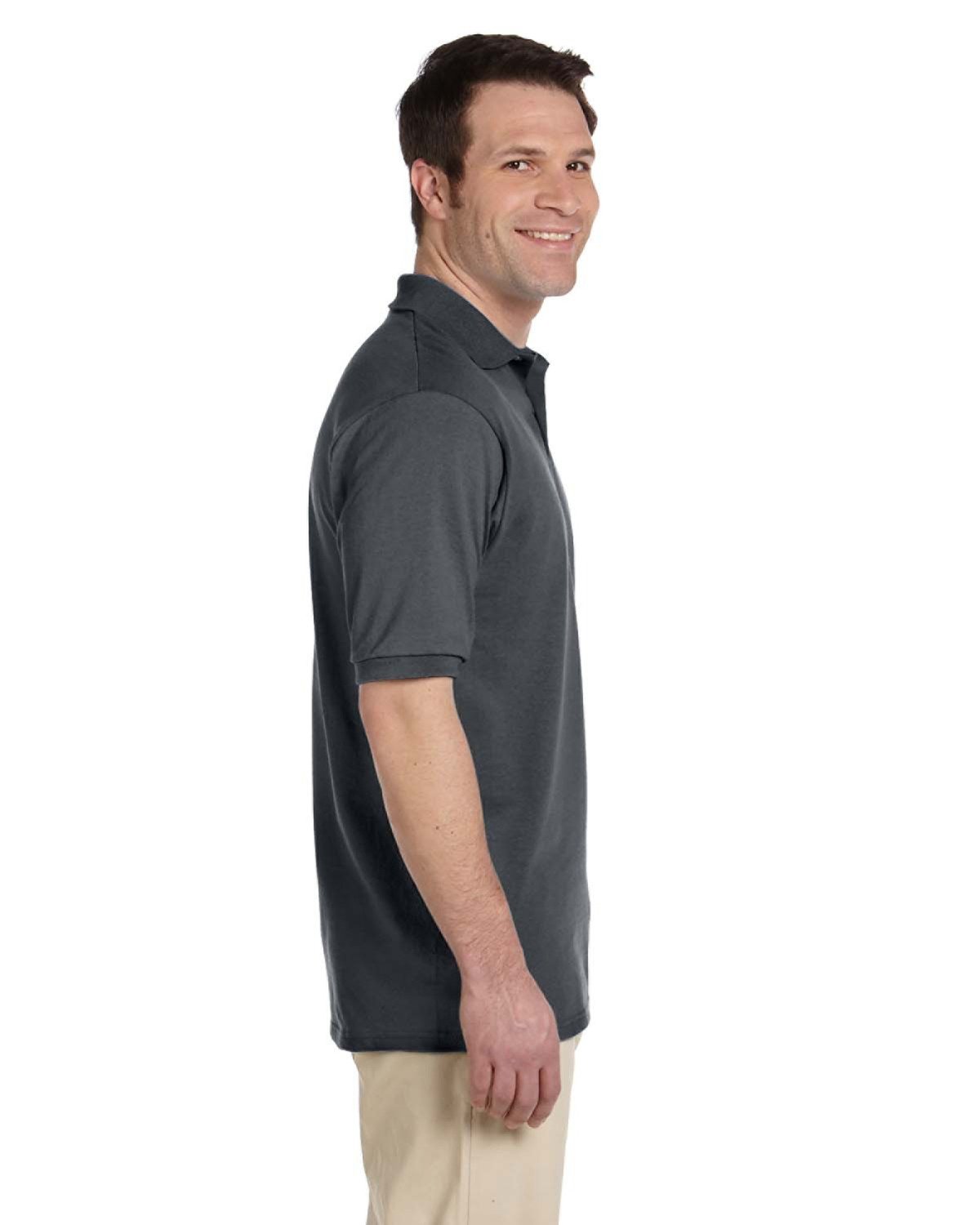 437 Jerzees Men's Jersey Polo with Spot Shield - Siide Image