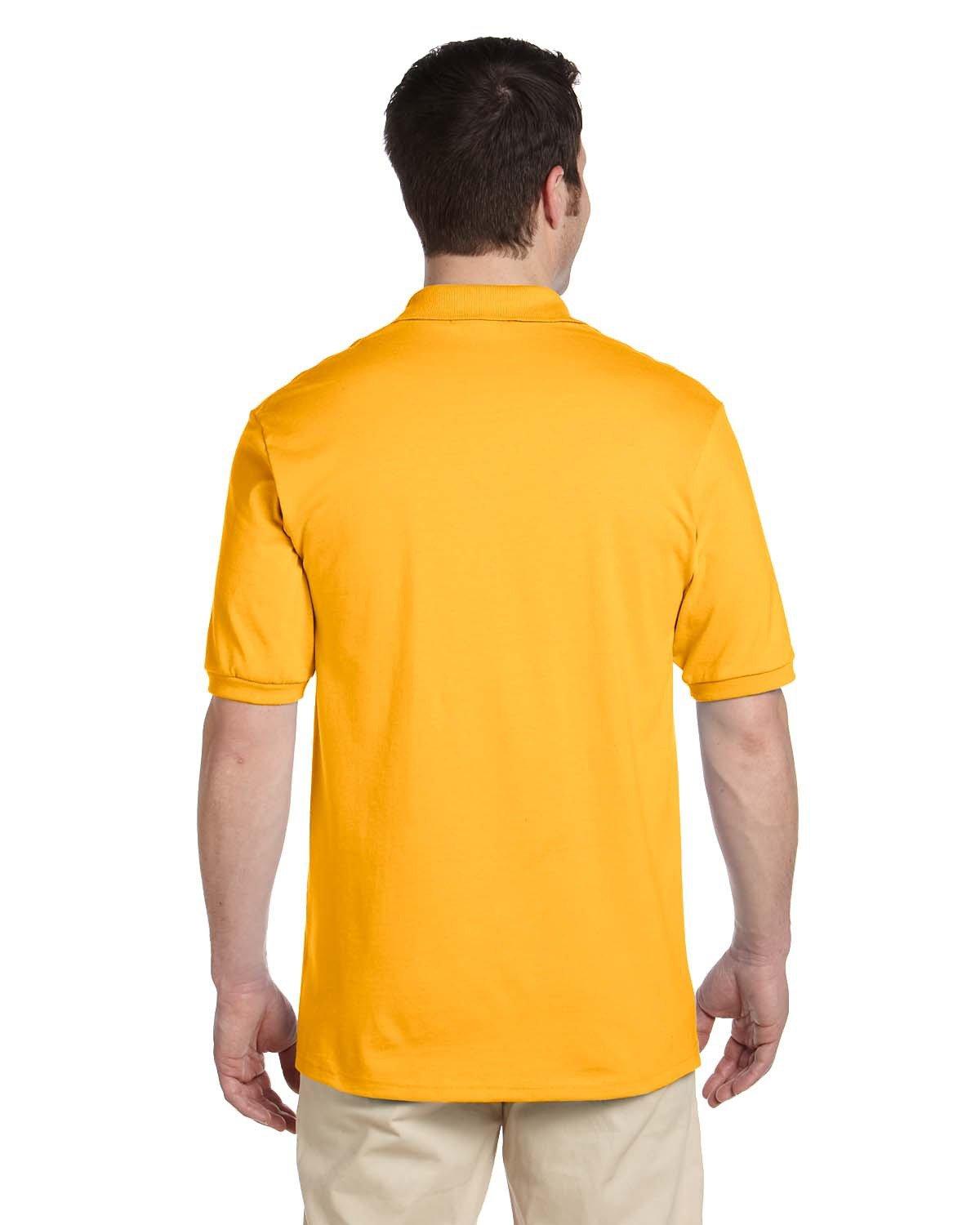 437 Jerzees Men's Jersey Polo with Spot Shield - Back Image