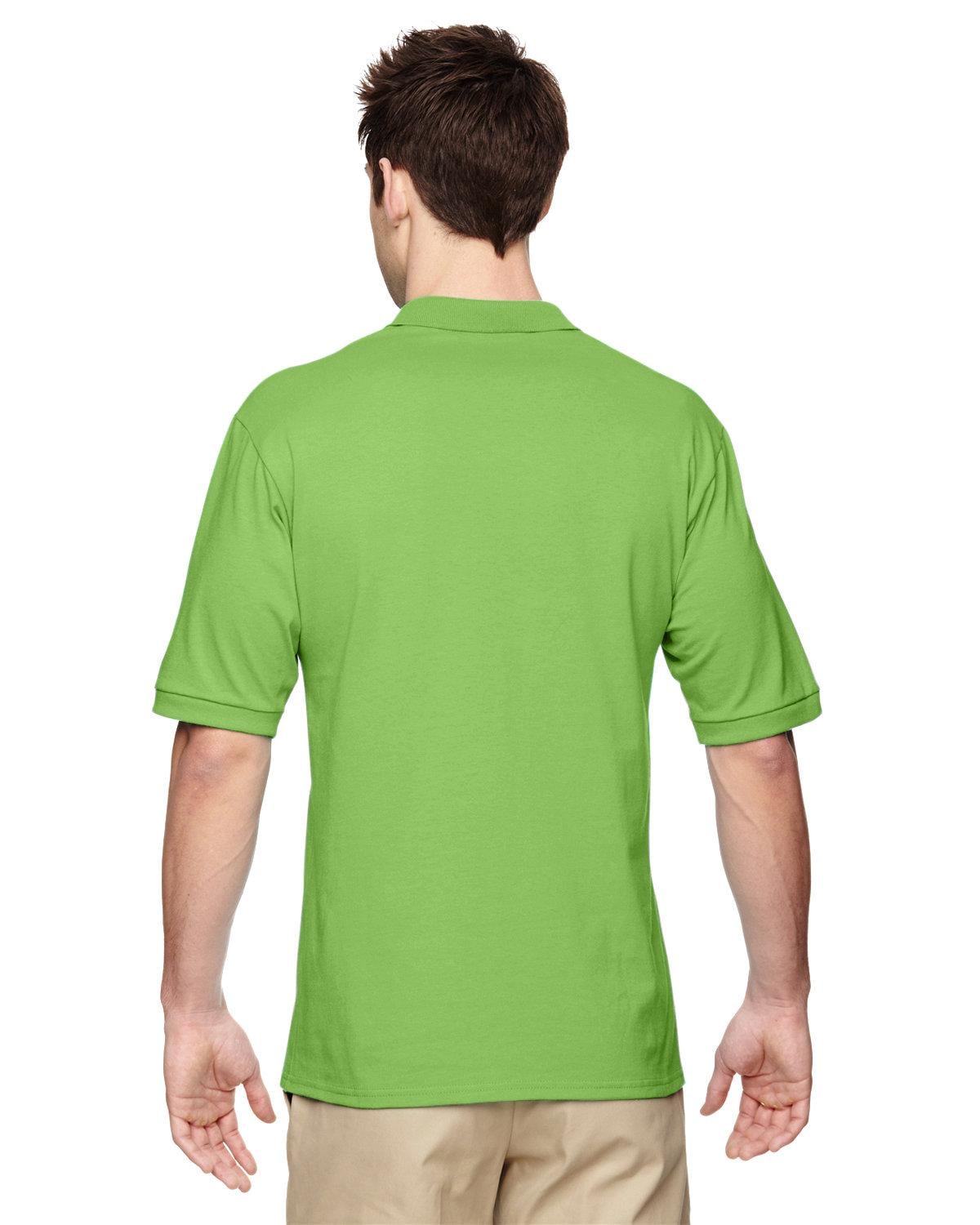 Jerzees Direct to Film (DTF) 437 Men's Jersey Polo with Spot Shield Jerzees Direct to Film (DTF) 437 Men's Jersey Polo with Spot Shield - Back Image