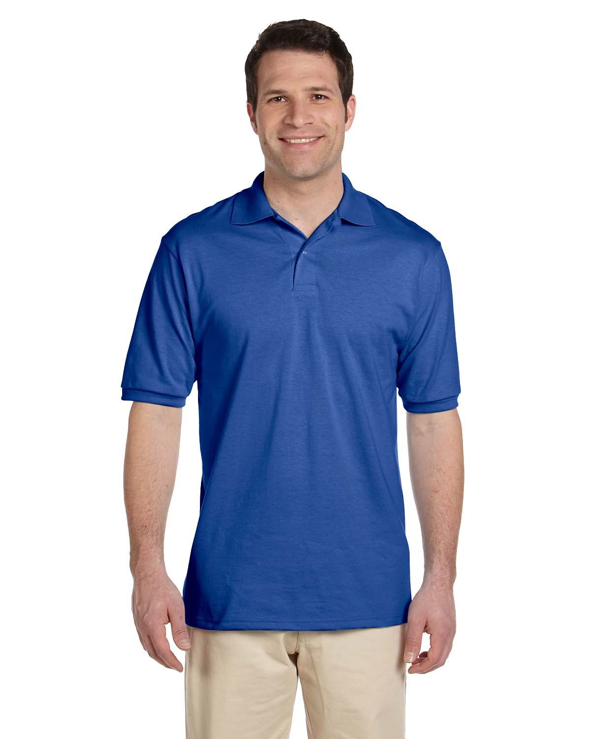 437 Jerzees Men's Jersey Polo with Spot Shield