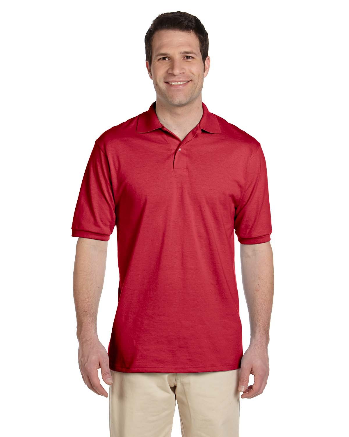 437 Jerzees Men's Jersey Polo with Spot Shield