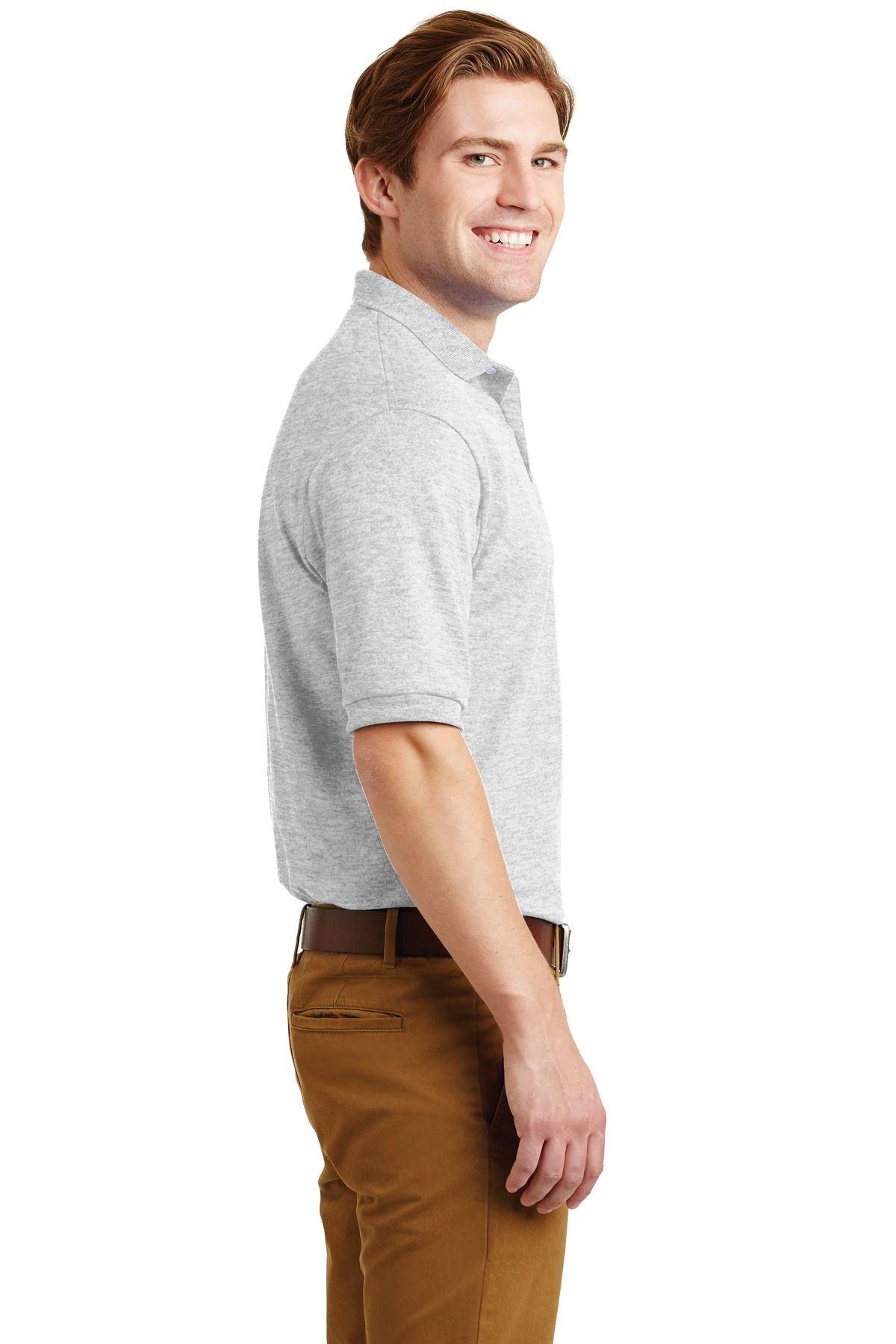 437M Jerzees - SpotShield 5.6-Ounce Jersey Knit Sport Shirt. - Siide Image