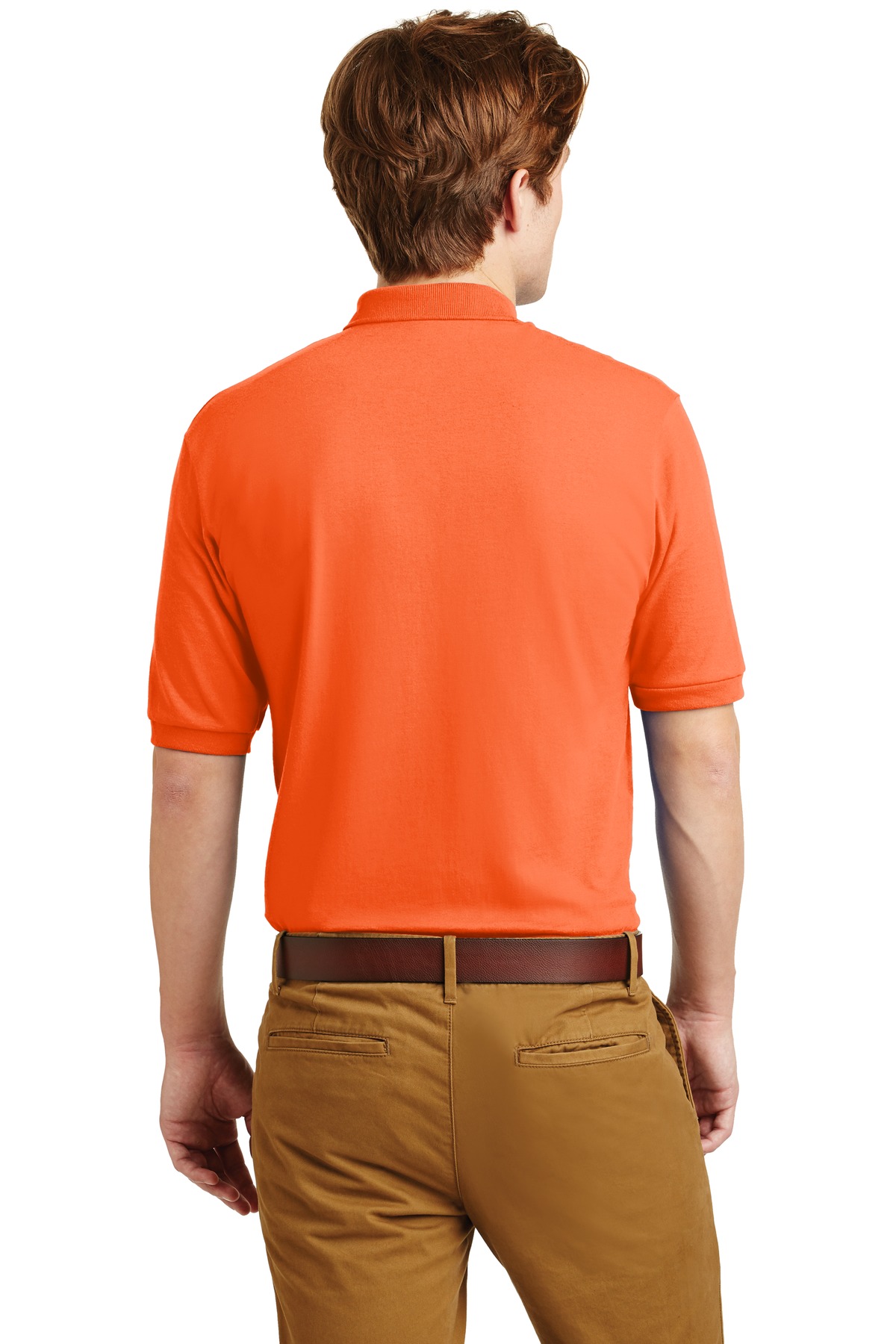 437M Jerzees - SpotShield 5.6-Ounce Jersey Knit Sport Shirt. - Back Image