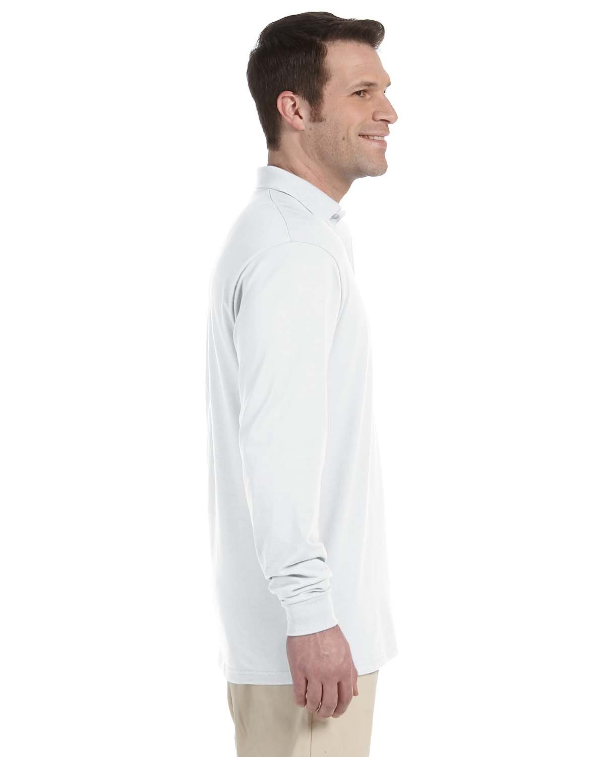 437ML Jerzees Adult SpotShield Long-Sleeve Jersey Polo - Siide Image