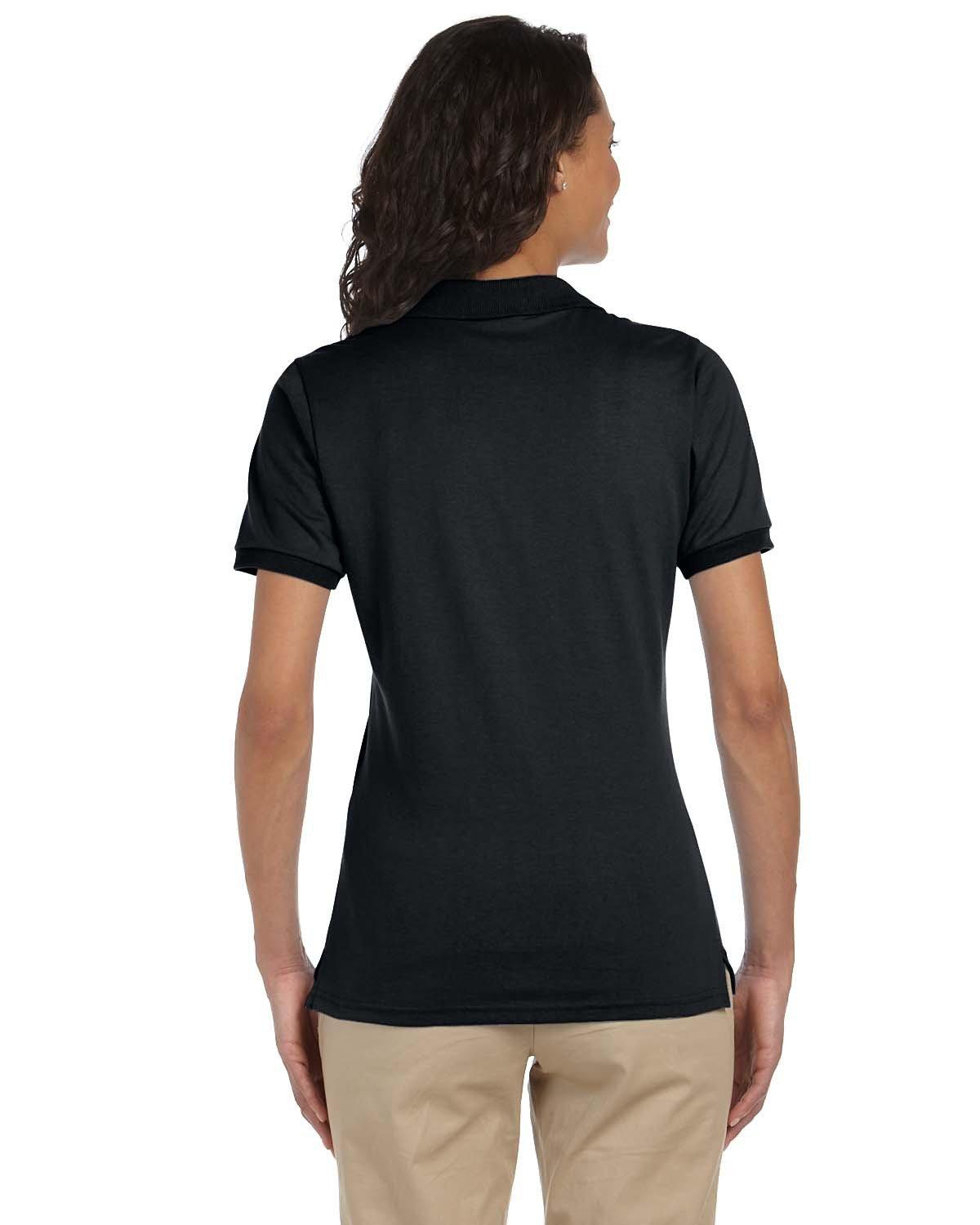 437W Jerzees Ladies SpotShield Jersey Polo - Back Image