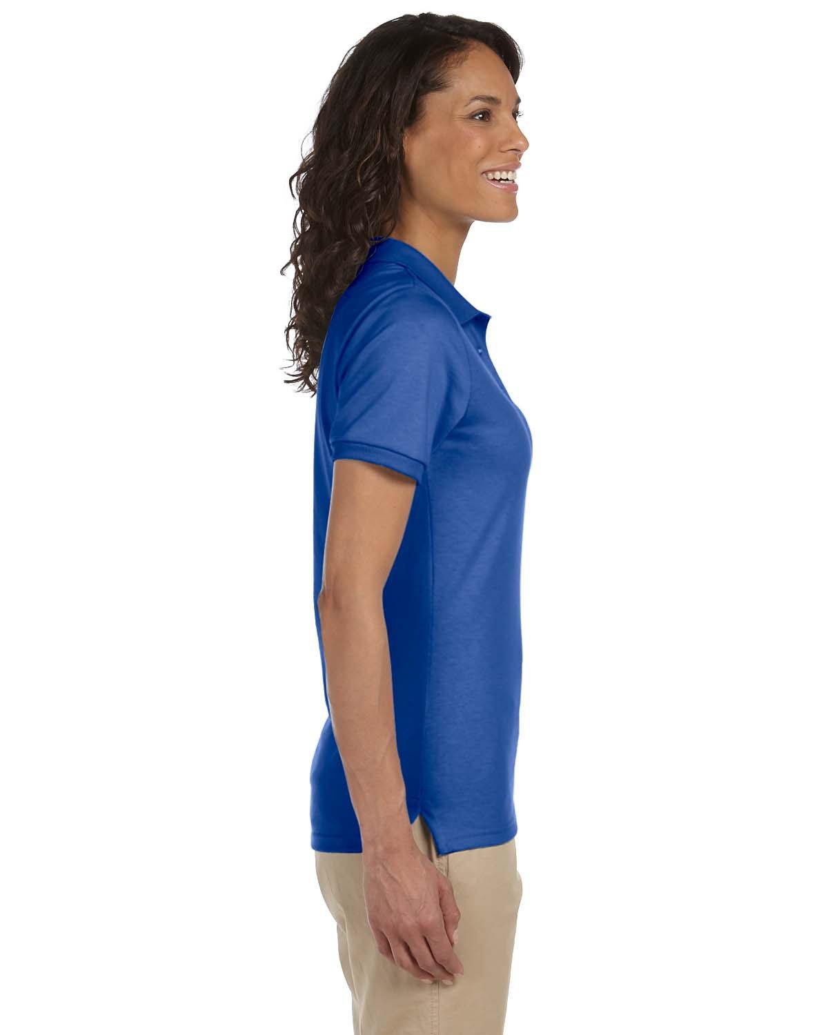 437W Jerzees Ladies SpotShield Jersey Polo - Siide Image
