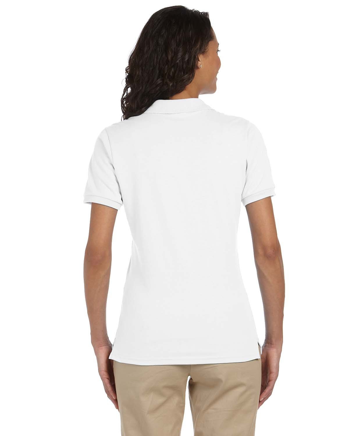 437W Jerzees Ladies SpotShield Jersey Polo - Back Image