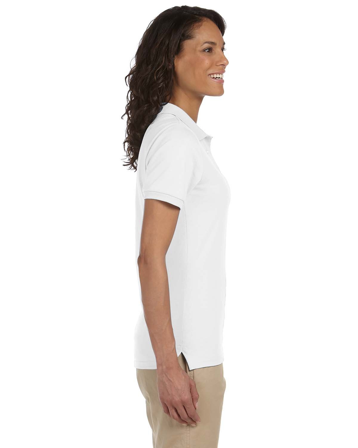437W Jerzees Ladies SpotShield Jersey Polo - Siide Image