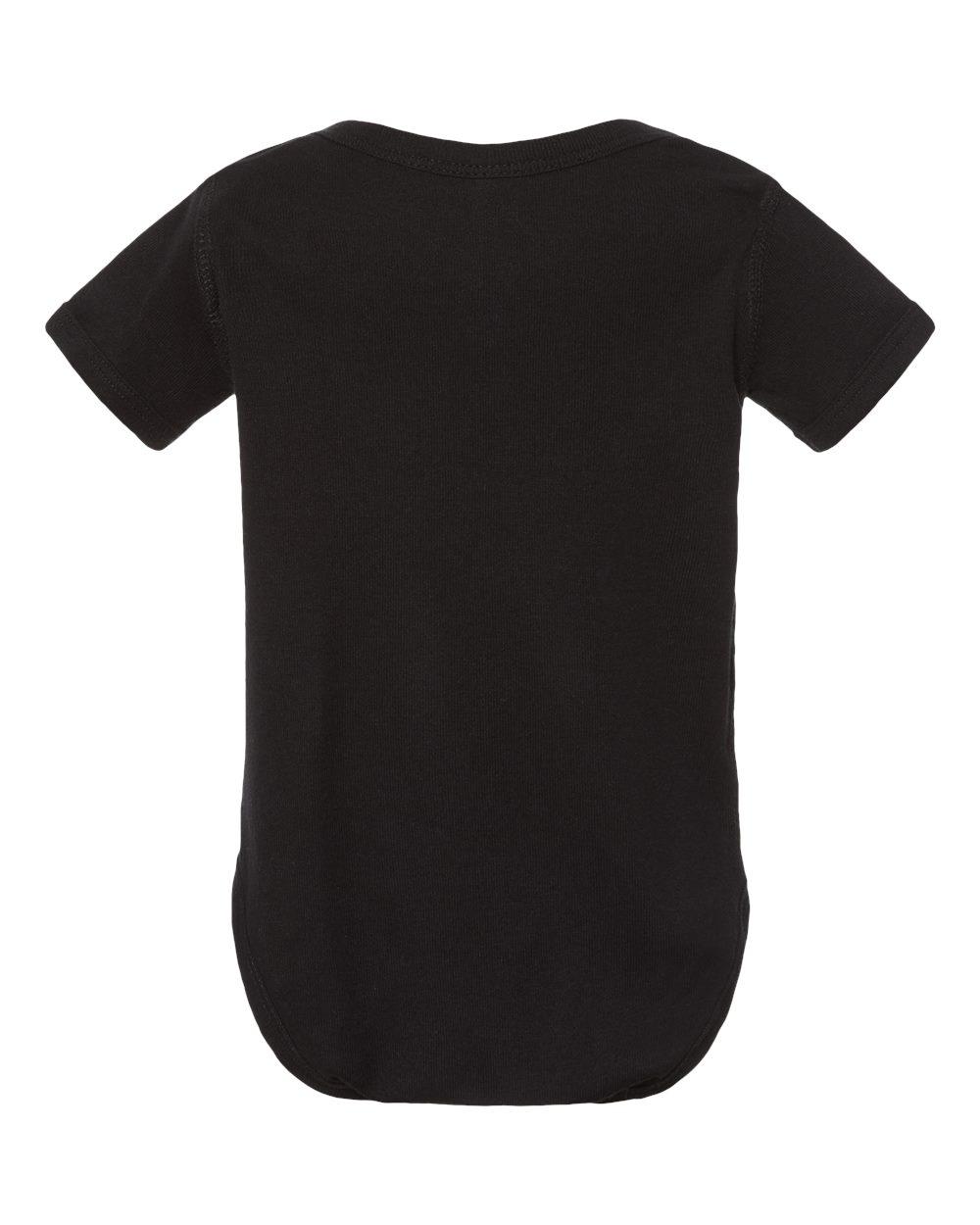 4400 Rabbit Skins Infant Baby Rib Bodysuit - Back Image